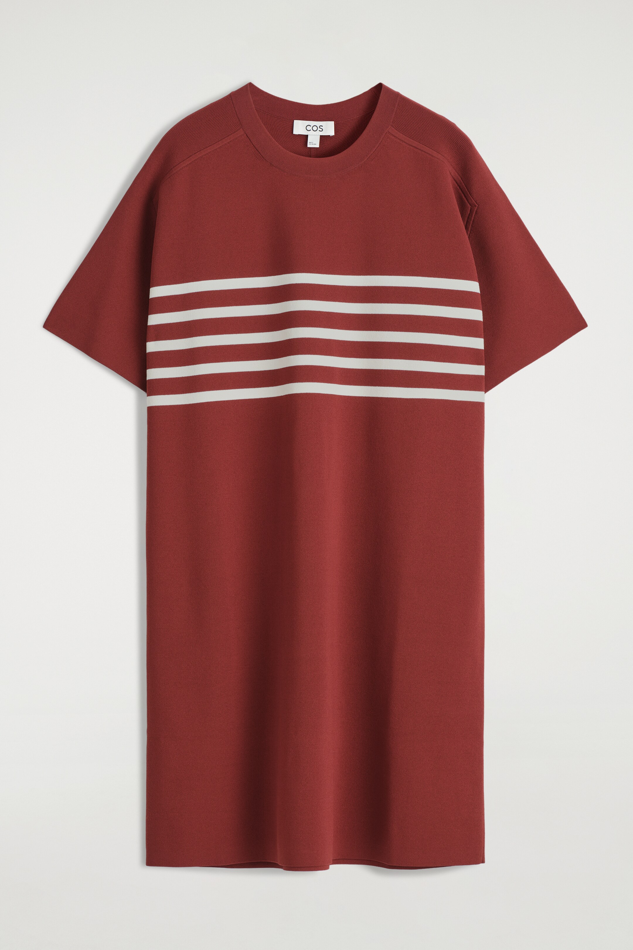 Vezi imaginea mai mare: ROCHIE TRICOTATĂ TIP TRICOU - ROȘU / CU DUNGI - FEMEI | H&M RO 5