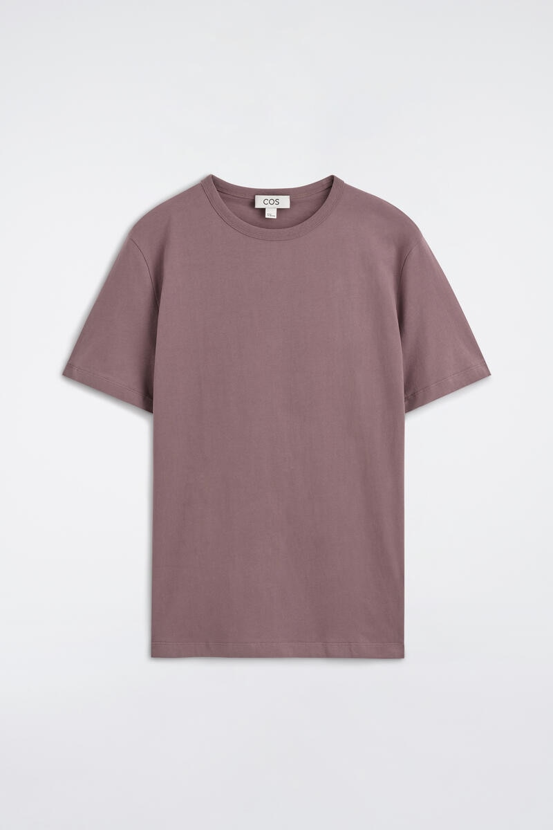 Brushed-Cotton T-Shirt in Red
