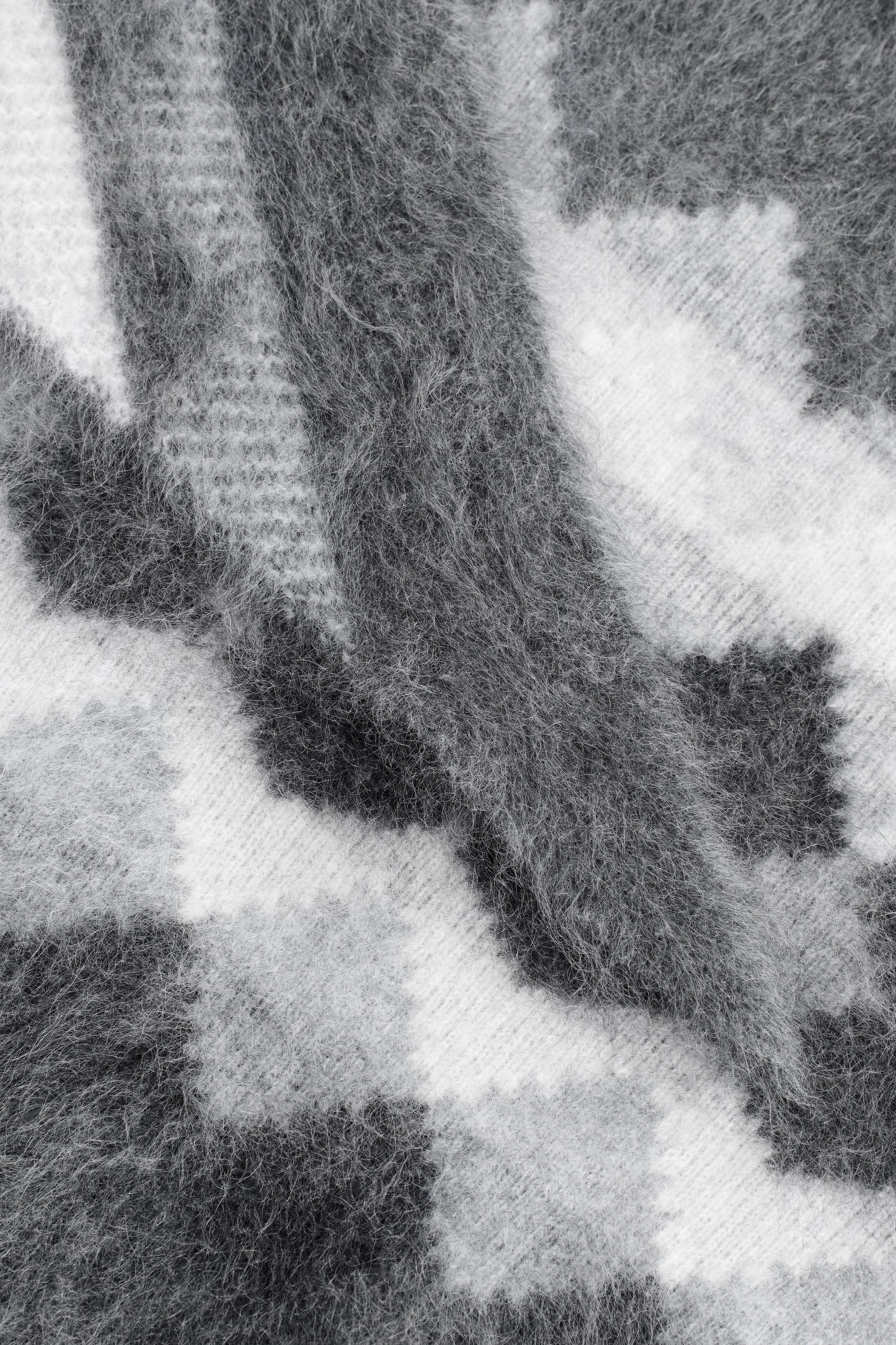 FAIR ISLE BRUSHED-CASHMERE SCARF