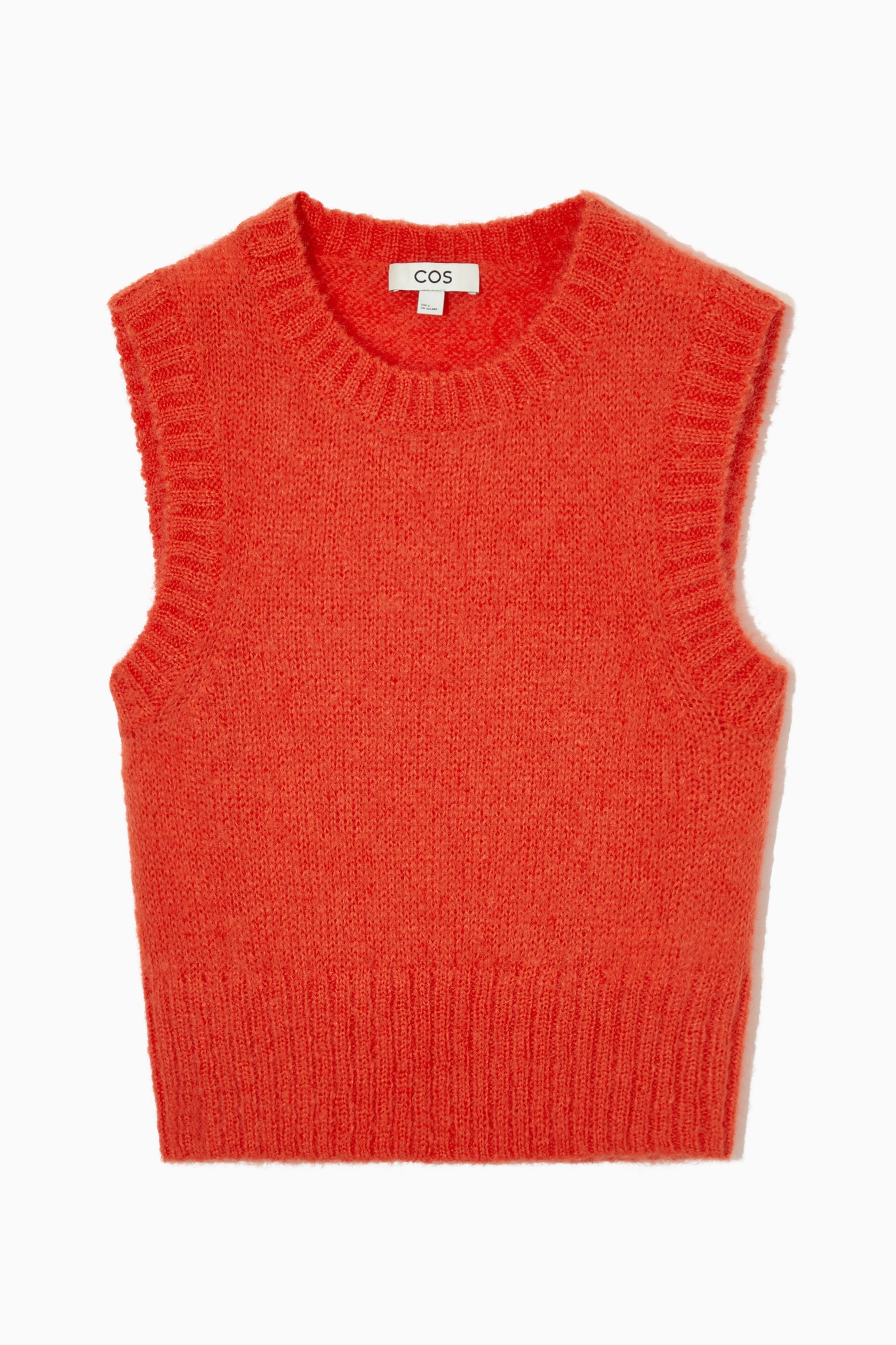 【関税&送料込み】Fendi Tailored Mohair Vest Clothing MOHAIR VEST - BRIGHT ORANGE | COS