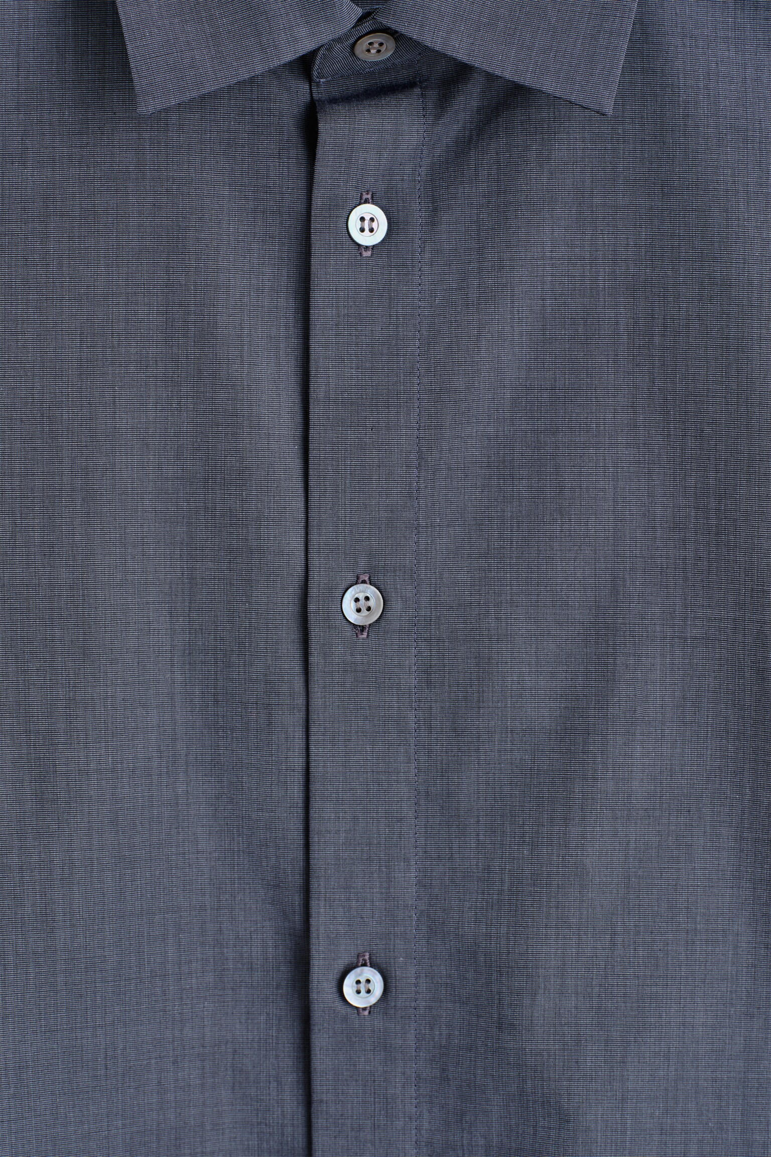 CAMISA DE ALGODÓN FIL-A-FIL - AZUL OSCURO/VERDE - 3
