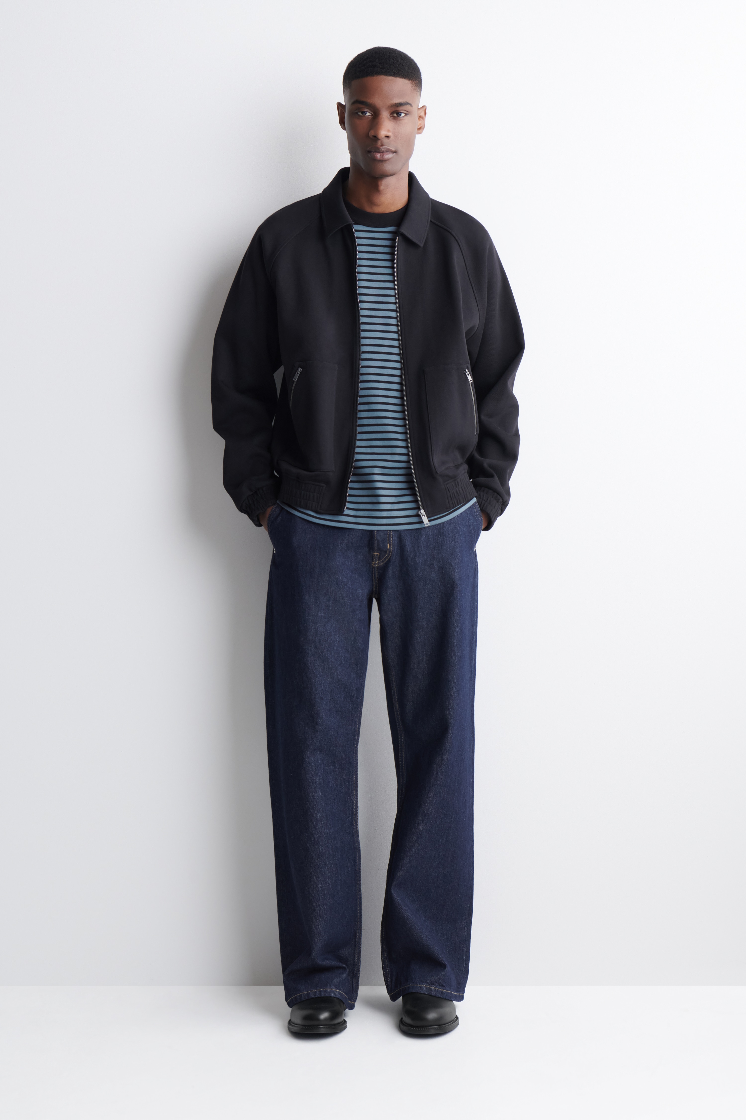 INTERLOCK COTTON CREW-NECK T-SHIRT