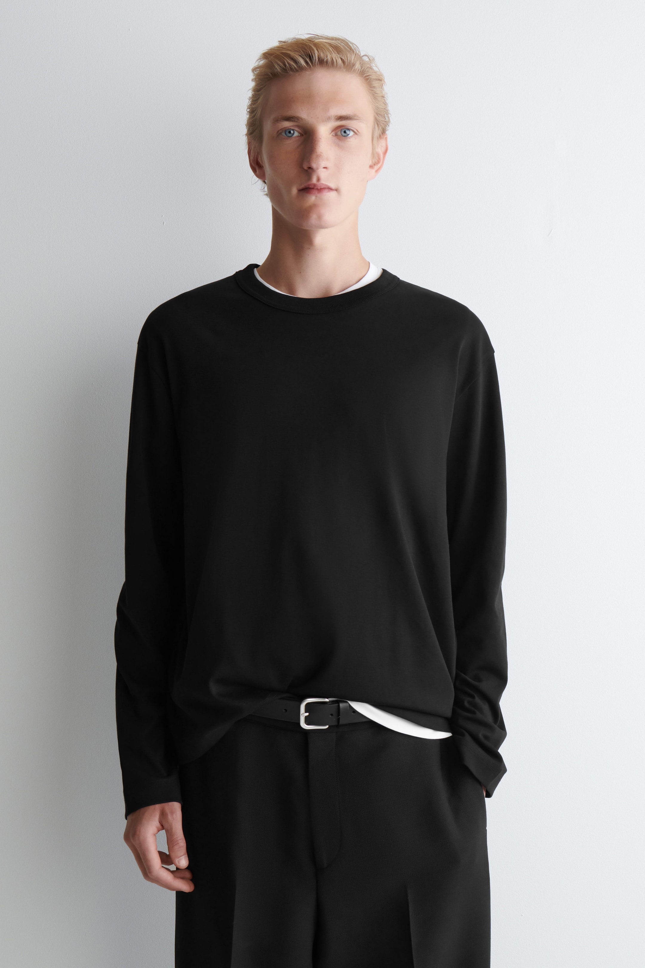 LOCKERES LANGARMSHIRT AUS JERSEY