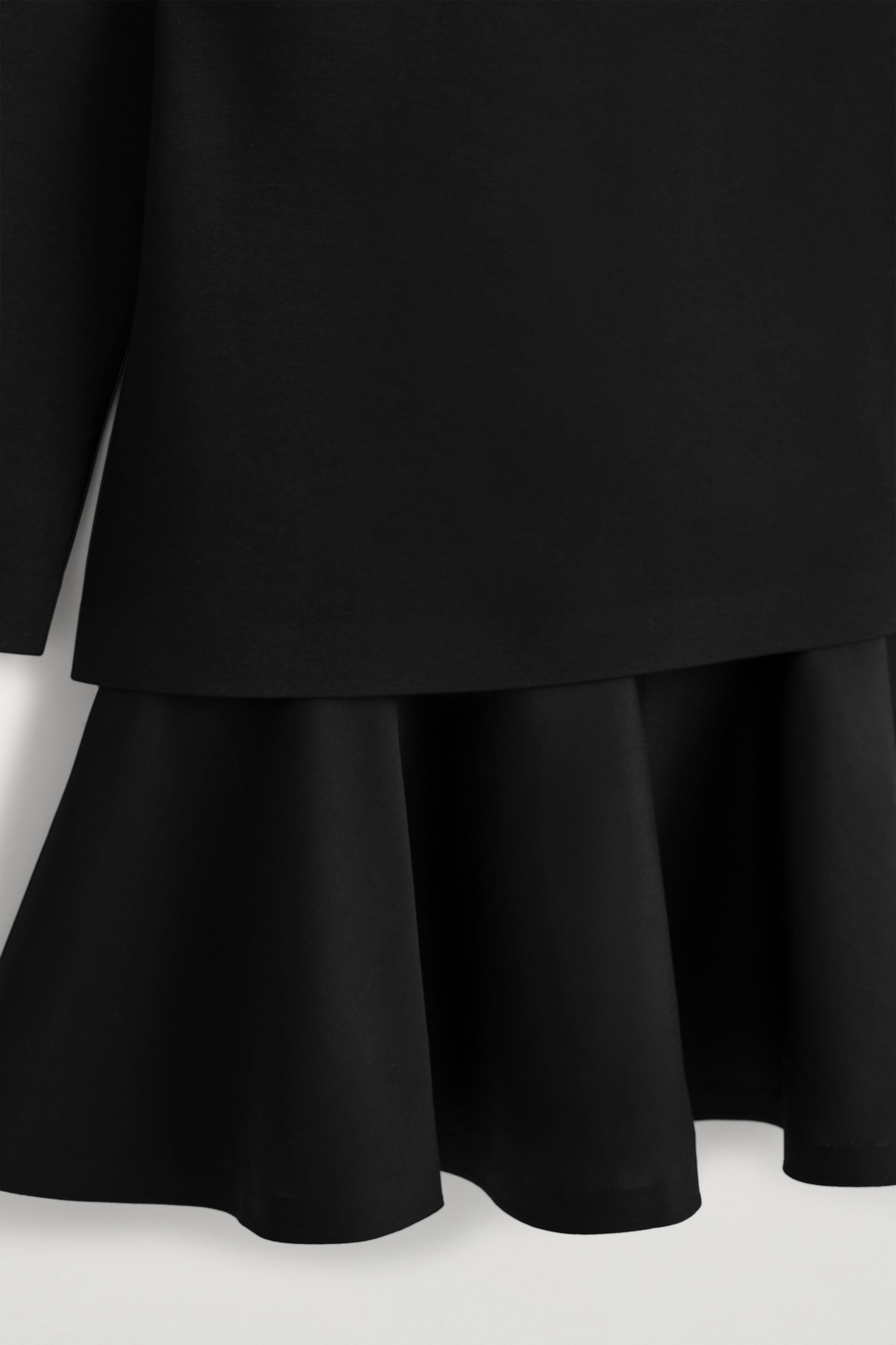 glitter black long sleeve dress Princess Polly Women's Vinelle Sequin Long Sleeve Velvet Minidress - Black main image 0