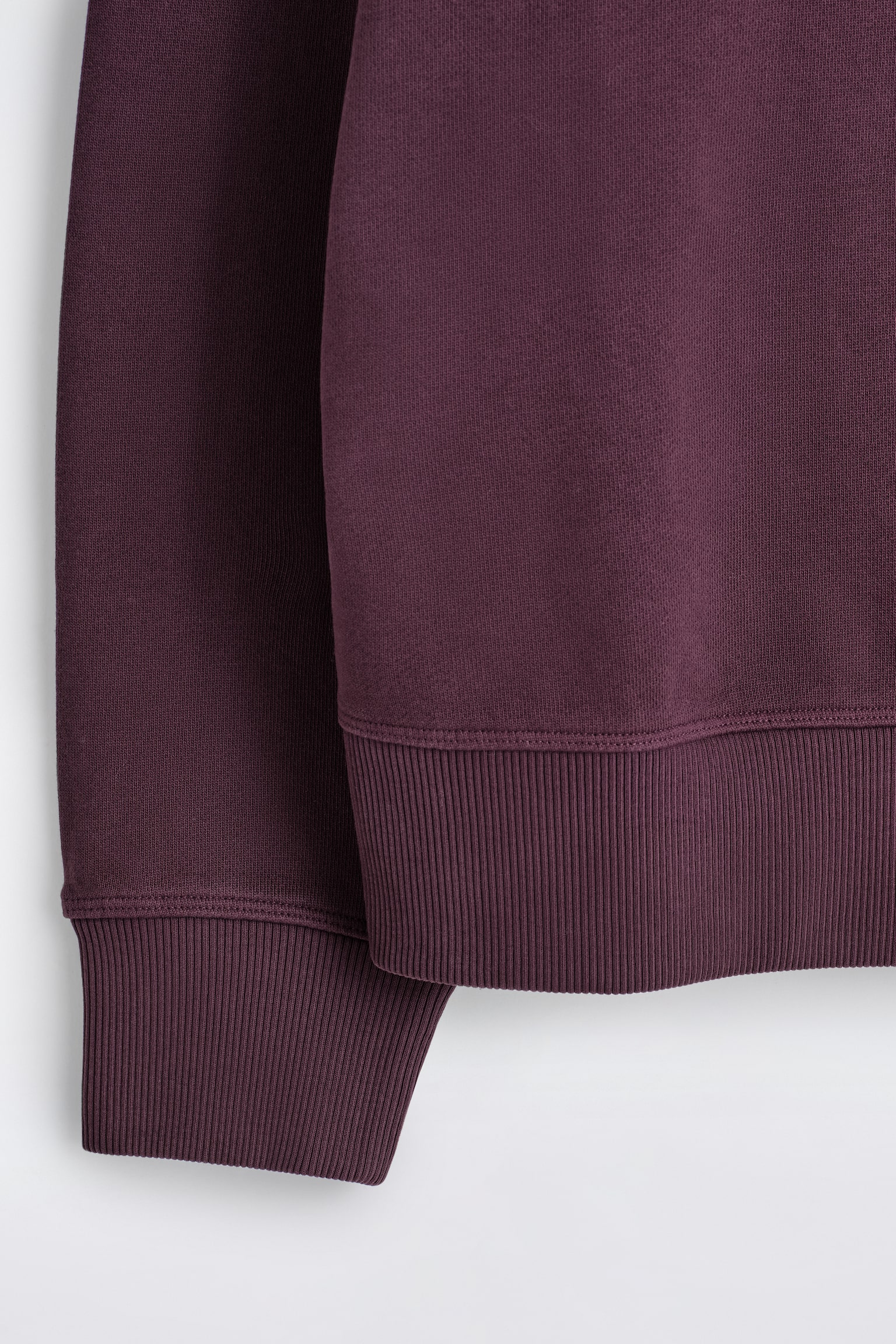 FELPA IN COTONE LAVATO DAL TAGLIO RILASSATO - BORDEAUX LAVATO/BORDEAUX LAVATO/BLU NAVY LAVATO/VERDE/NERO LAVATO/ROSA/BLU - 3