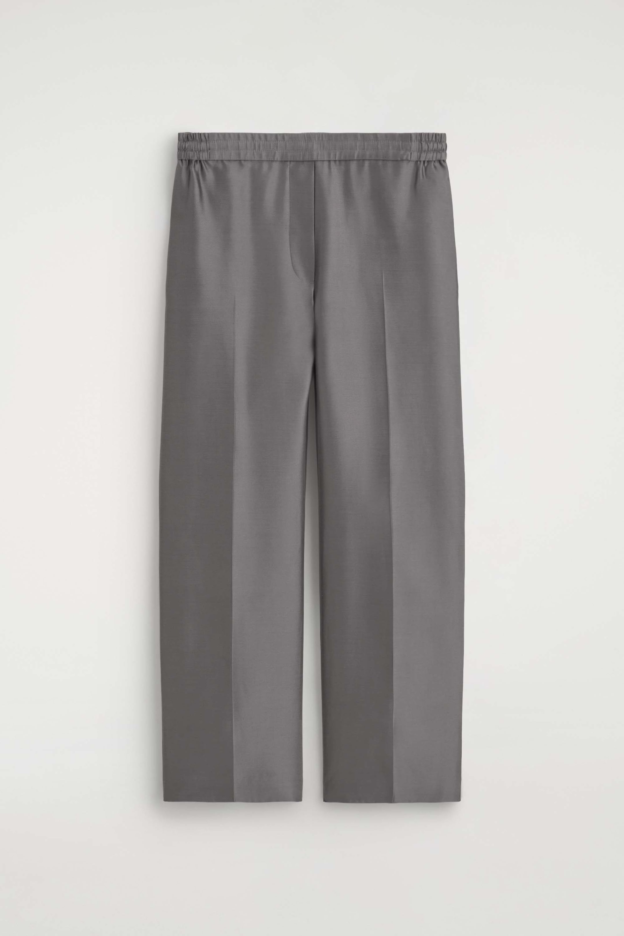 PANTALON DE TAILLEUR DROIT EN SOIE