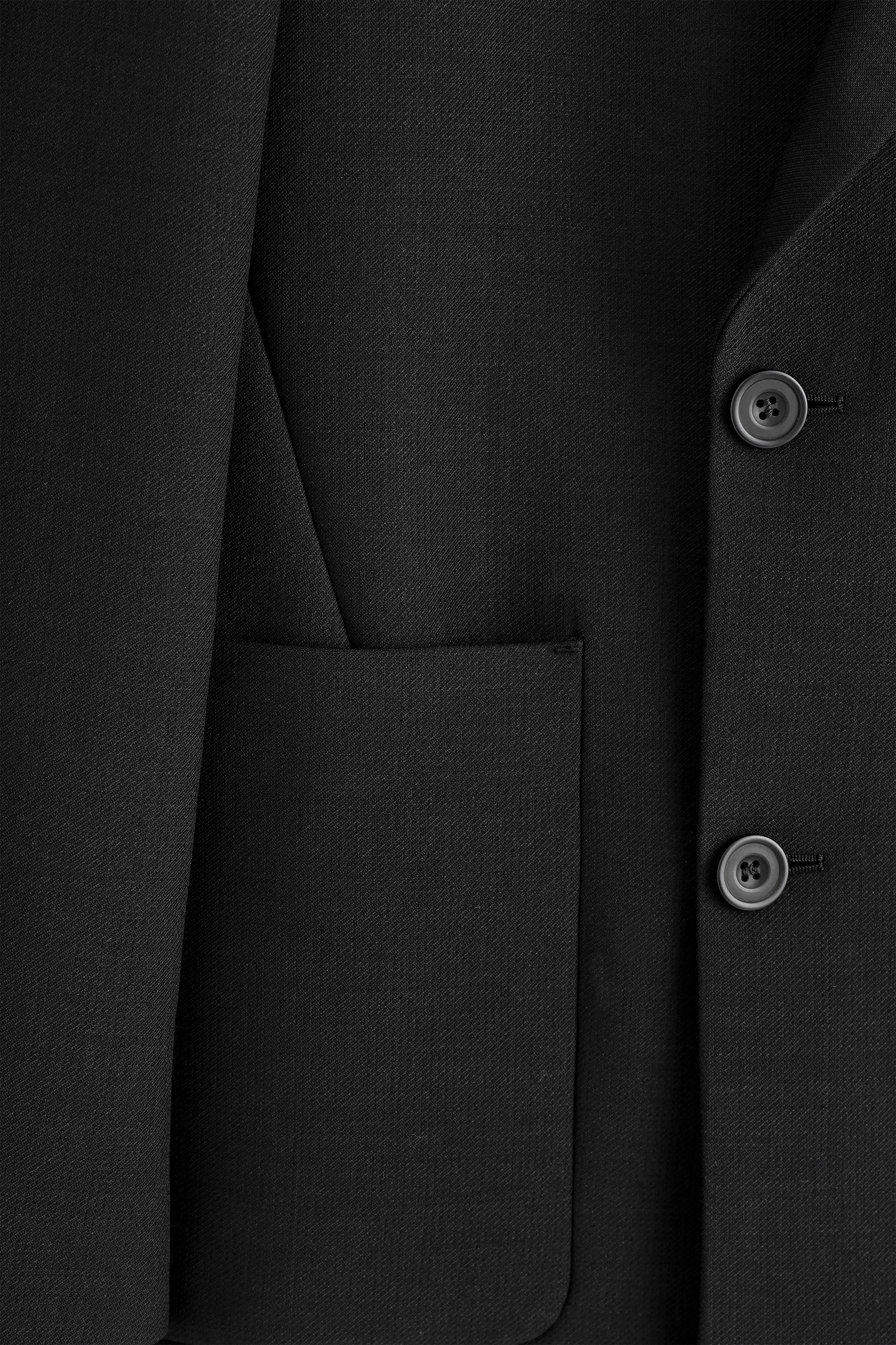 【極美品】【COS】UNSTRUCTURED WOOL-BLEND BLAZER UNSTRUCTURED WOOL-BLEND BLAZER - DARK BROWN | COS NL