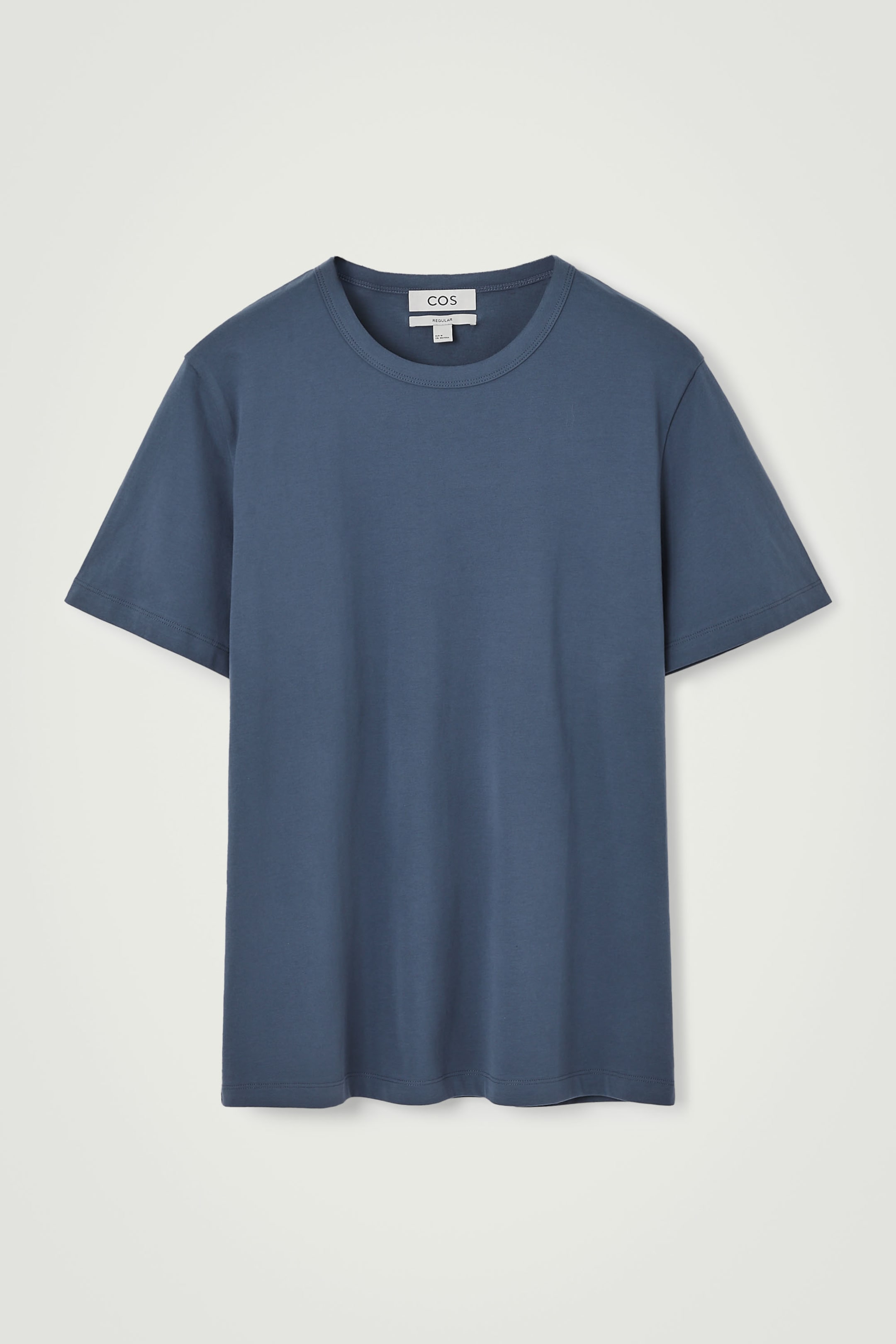 Zobacz większy obraz: KLASYCZNY T-SHIRT ZE SZCZOTKOWANEJ BAWEŁNY - INDYGO - ON | H&M PL 1
