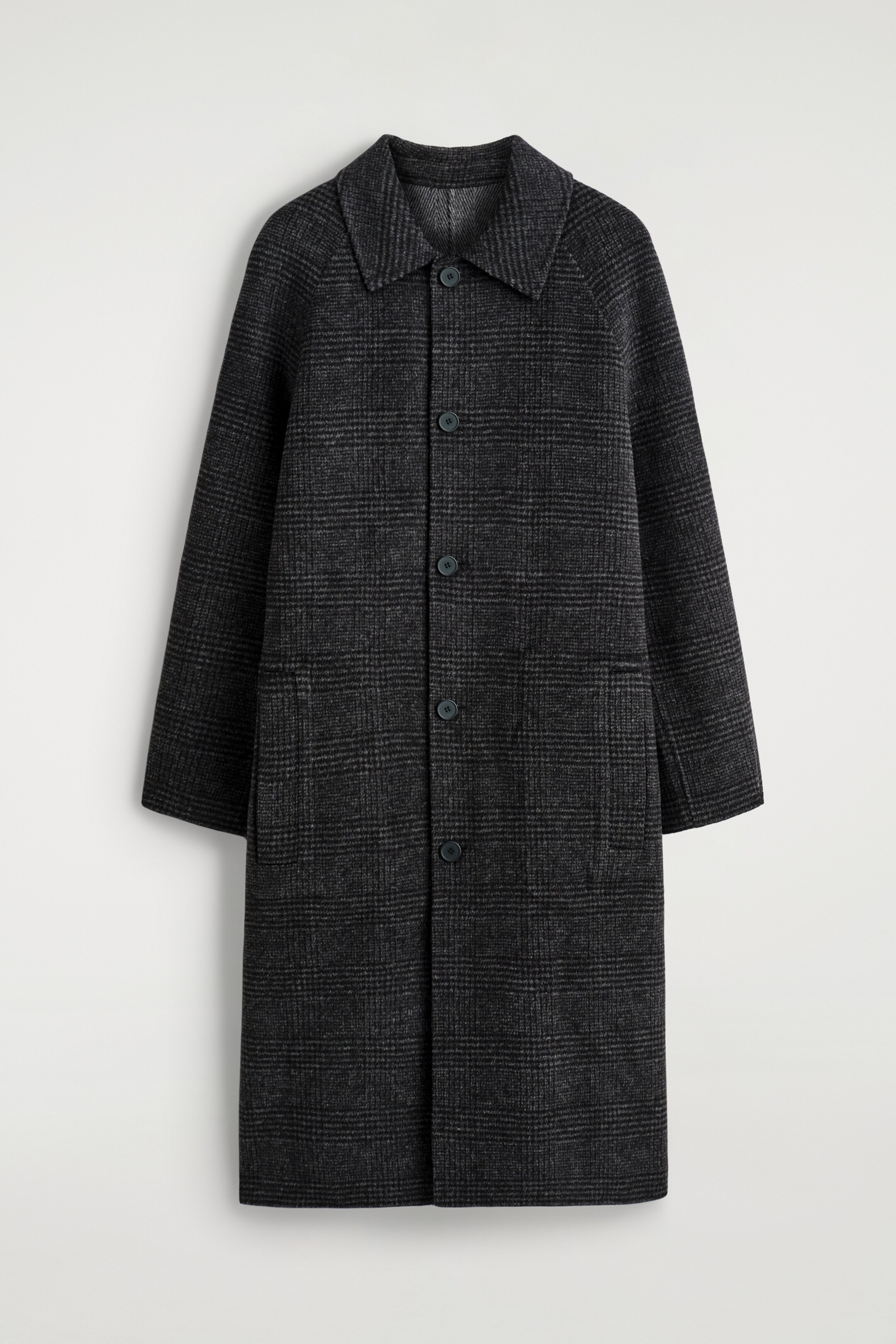 Zobraziť väčší obrázok: REVERSIBLE CHECKED WOOL COAT - GREY / CHECKED / HERRINGBONE - MUŽI | H&M SK 6