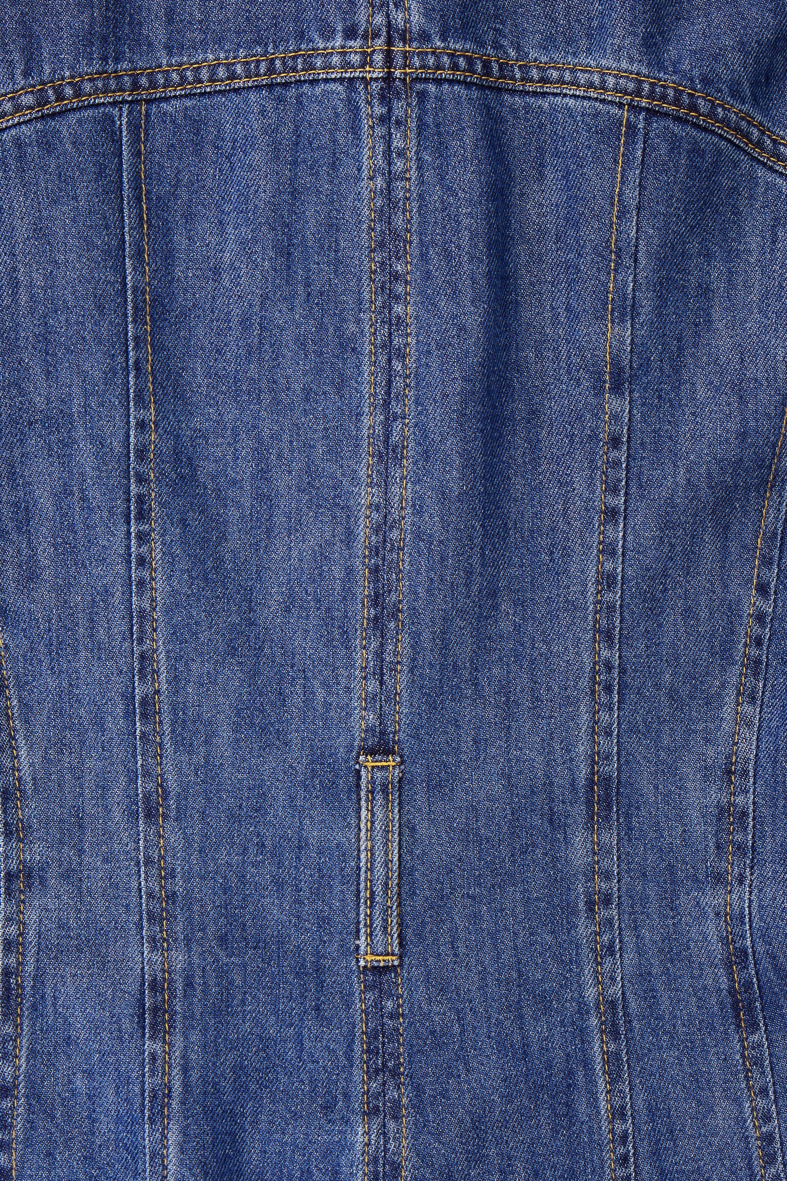 OVERSIZED-HEMDBLUSENKLEID AUS DENIM - Blau - 2