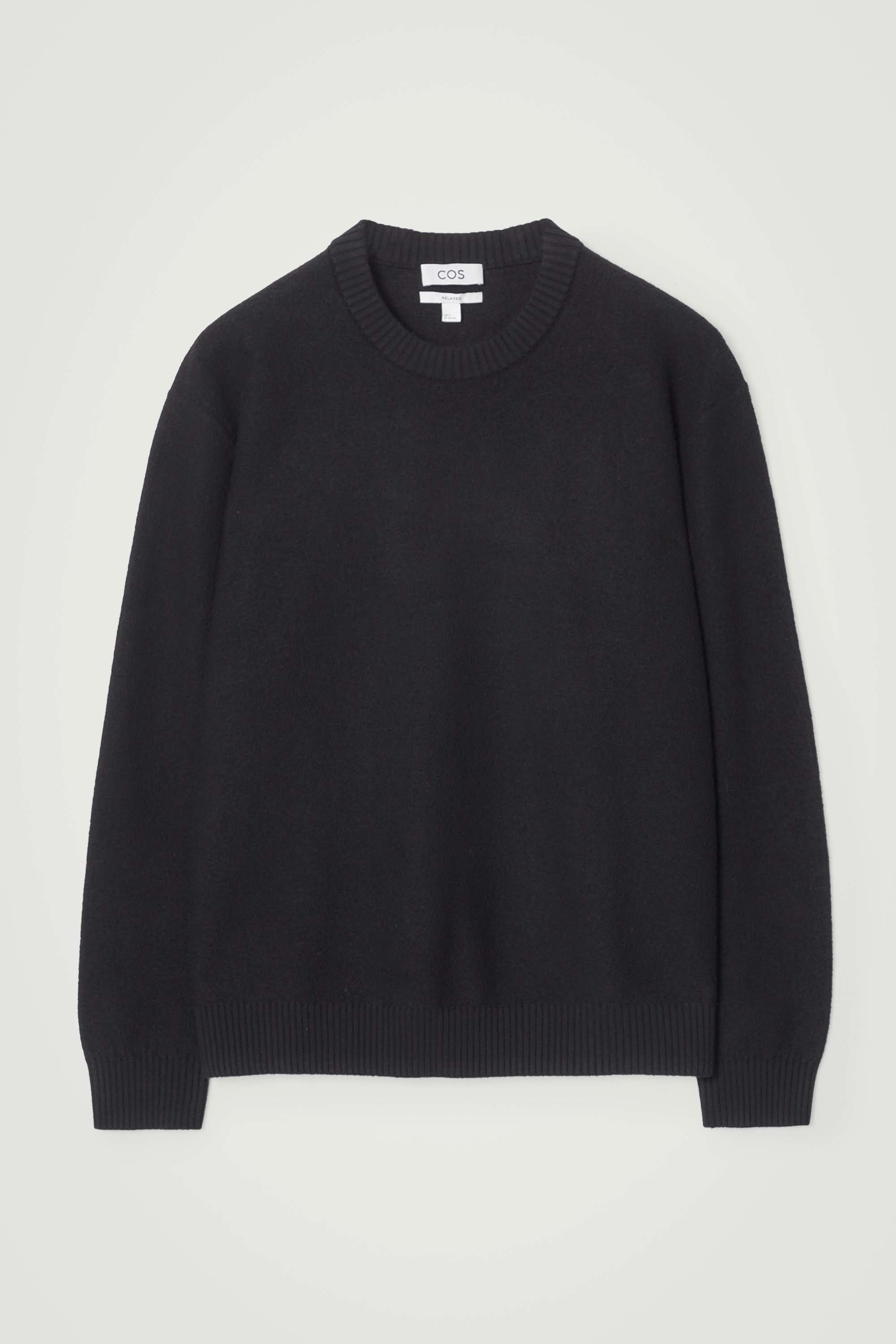 CREW-NECK S/S SWEATER / BLACK サイズ5 Crewneck Sweatshirt | Black – Oliver Cabell