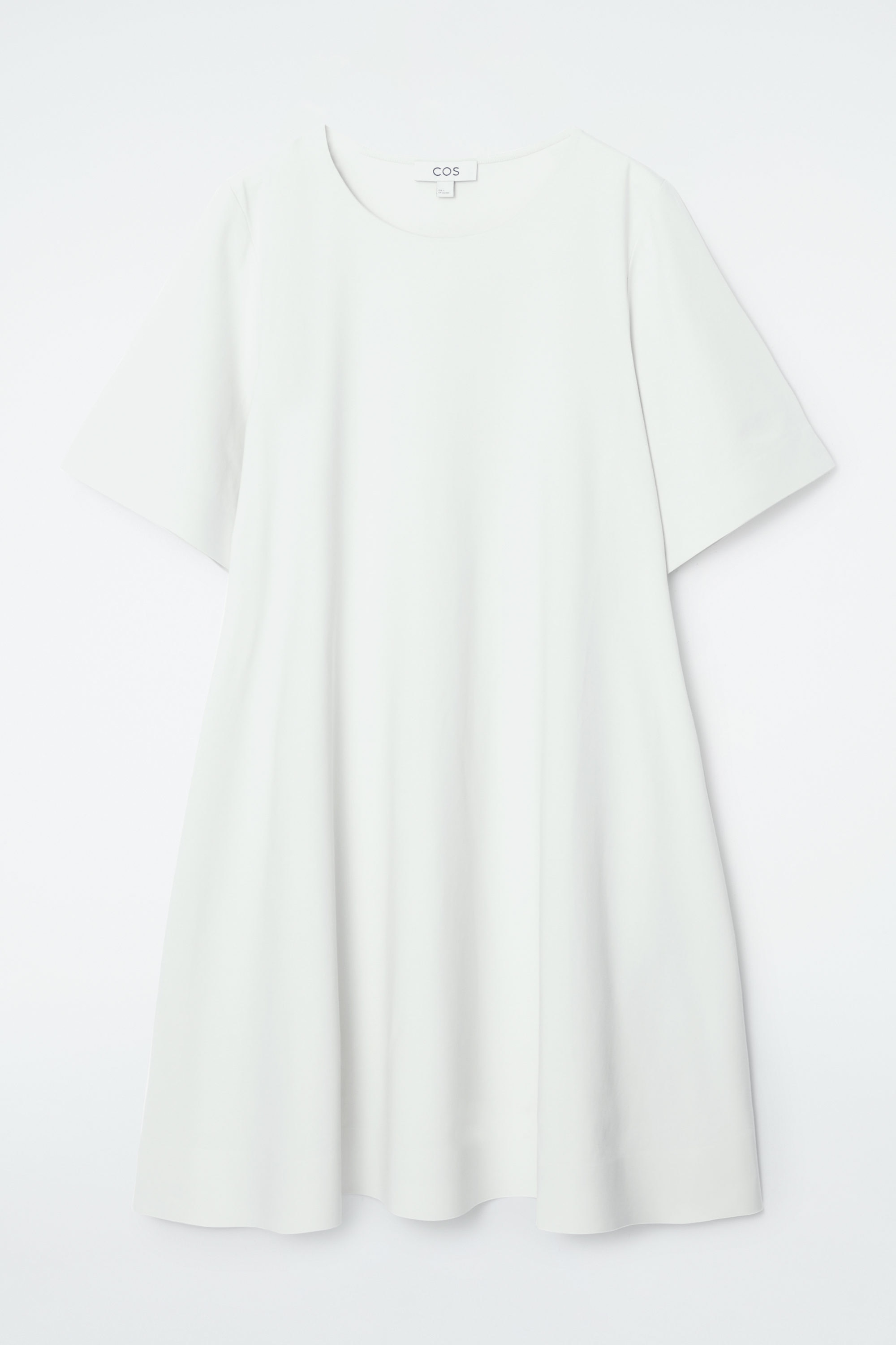 ファッションなデザイン FLARED MINI COS | GRAY LIGHT - DRESS T-SHIRT トップス