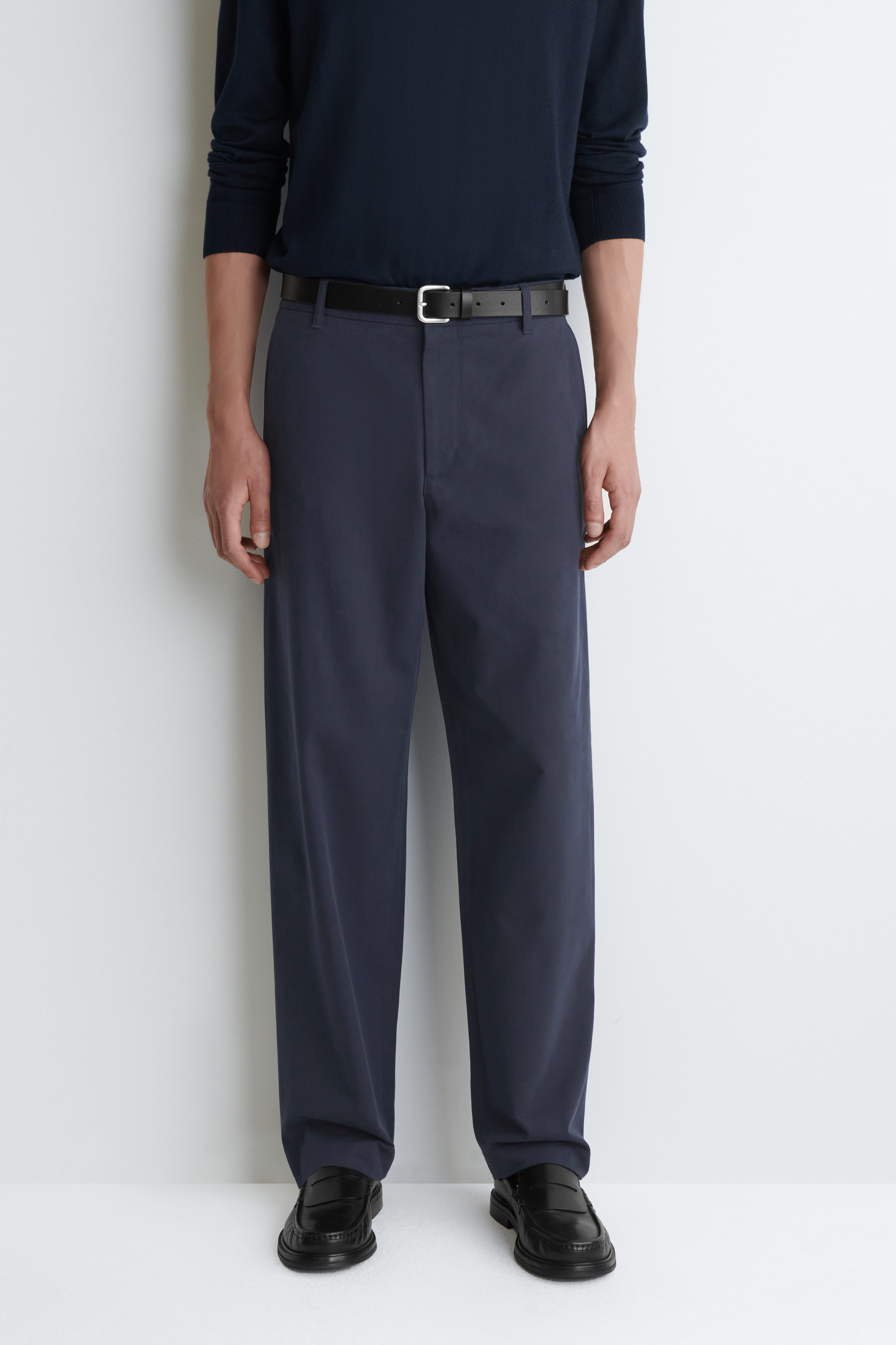 【COS】ワイドチノパンツ COTTON WIDE-LEG CHINOS コットンワイドレッグチノ｜COS コス