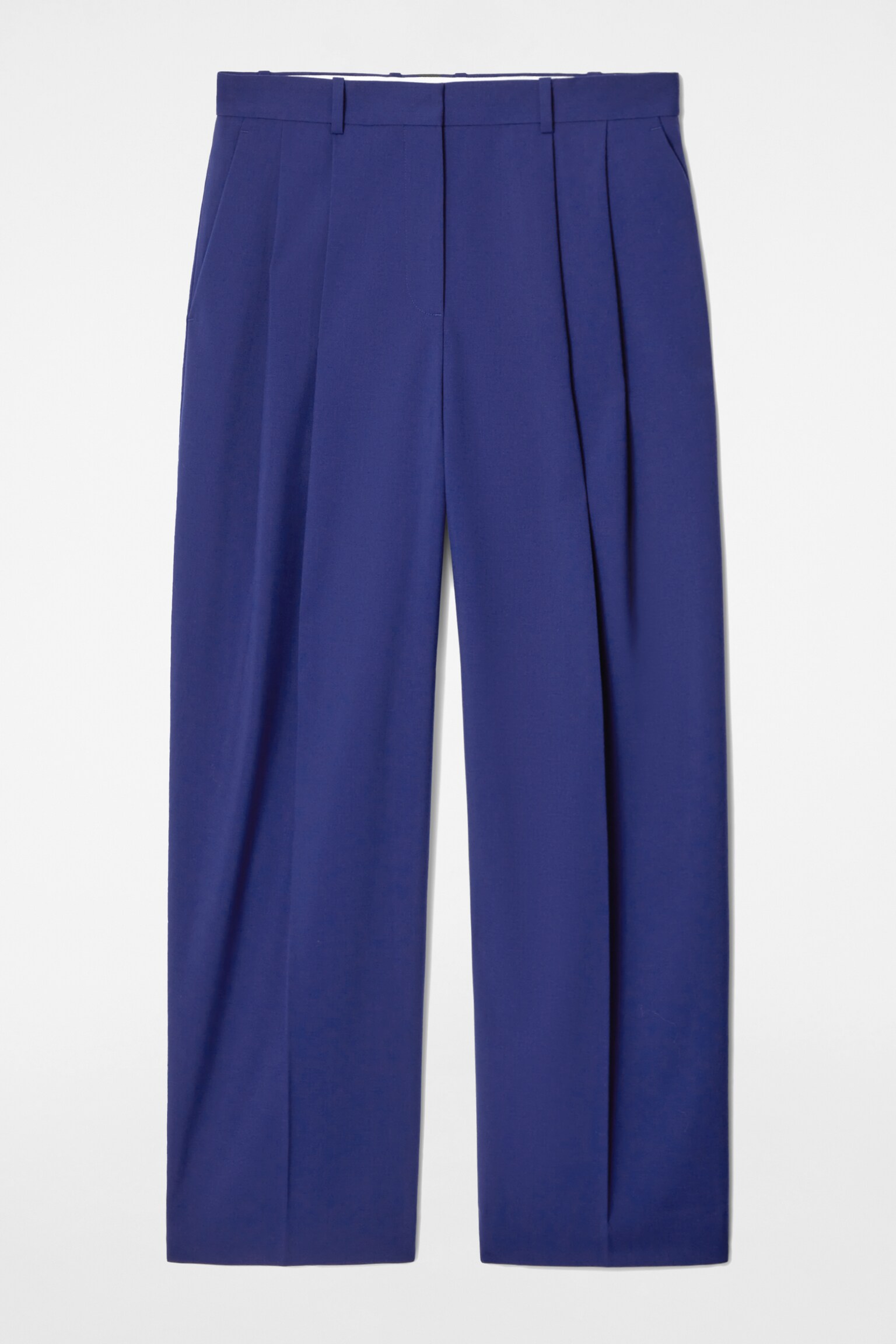 PANTALÓN SARGA PERNERAS ANCHAS RELAXED FIT - AZUL/MARRÓN OSCURO/NEGRO/ROSA - 2