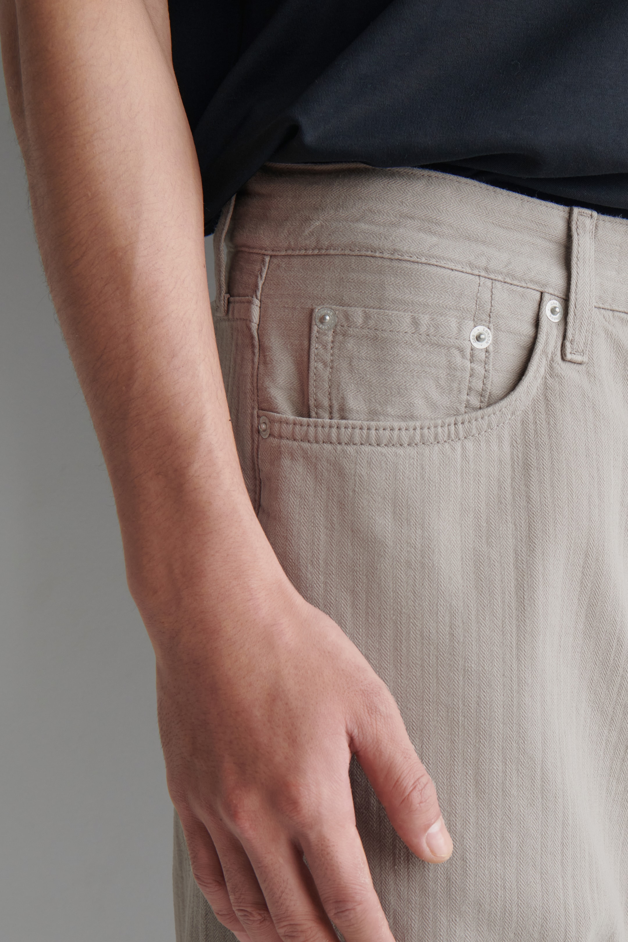 Se større billede: DOME-JEANS – LIGE/ANKELLANGE - MOLE / SILDEBEN - HERRE | H&M DK 5