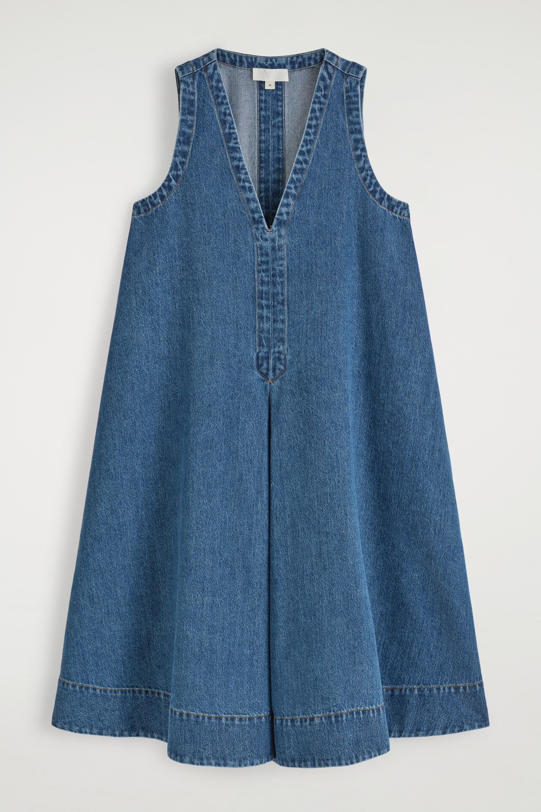 Ver imagen más grande: VESTIDO VAQUERO CORTO ACAMPANADO - AZUL - MUJER | H&M ES 5