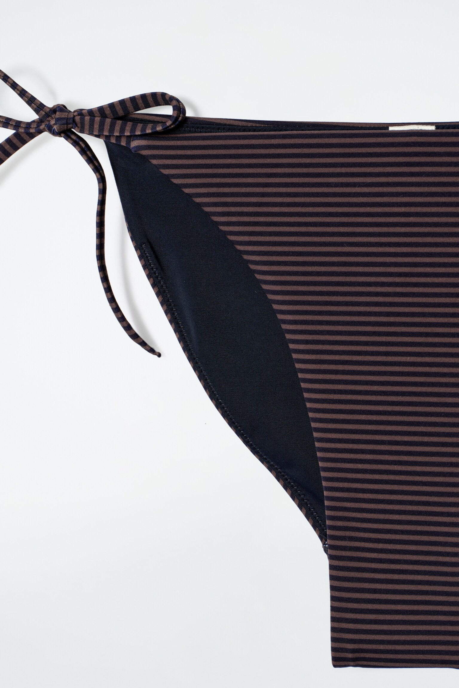 BRAGUITAS DE BIKINI CON LAZO - MARRÓN / AZUL MARINO / A RAYAS/MARRÓN/NEGRO/BLANCO - 3