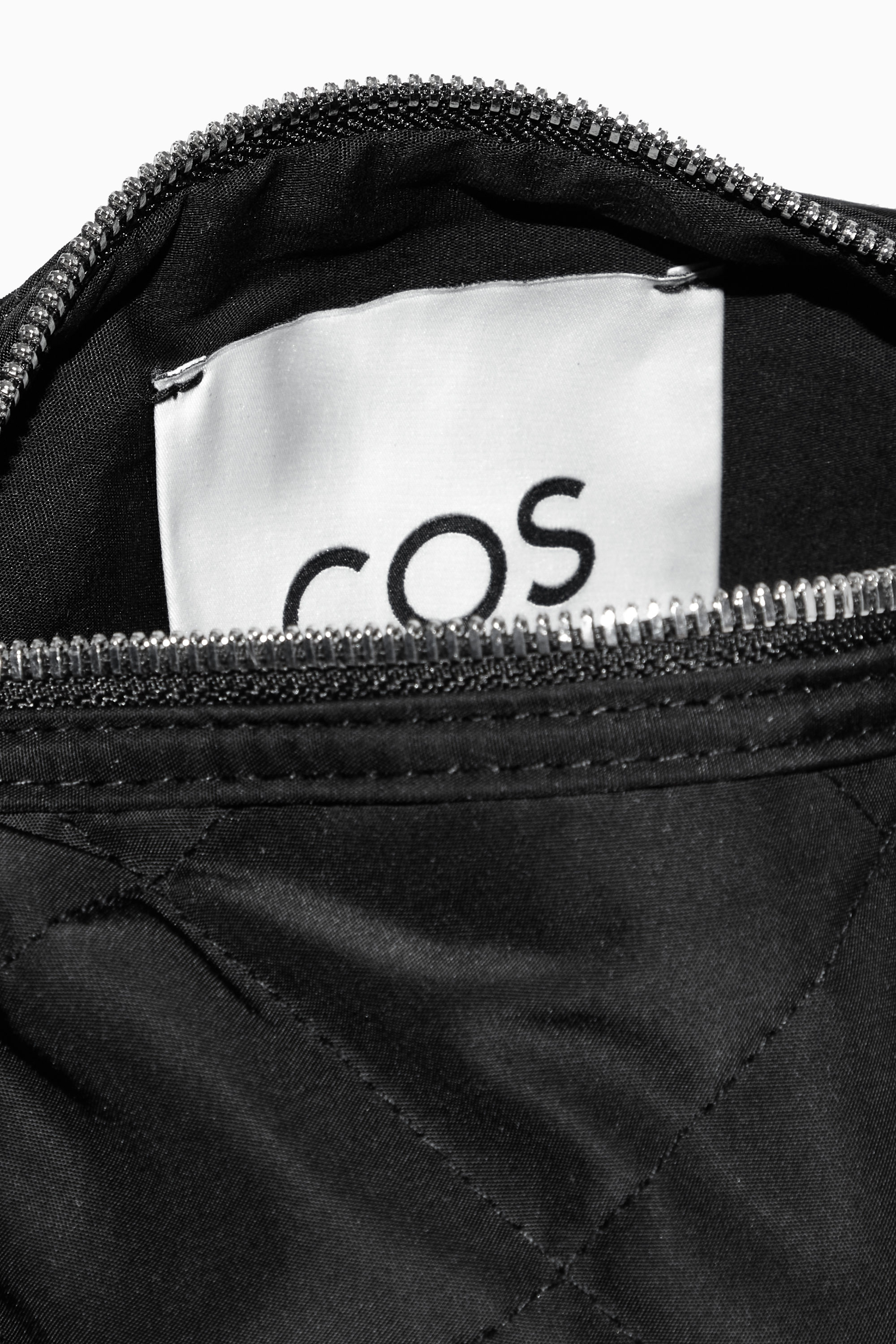 MINI DIAMOND-QUILTED CROSSBODY - BLACK | COS