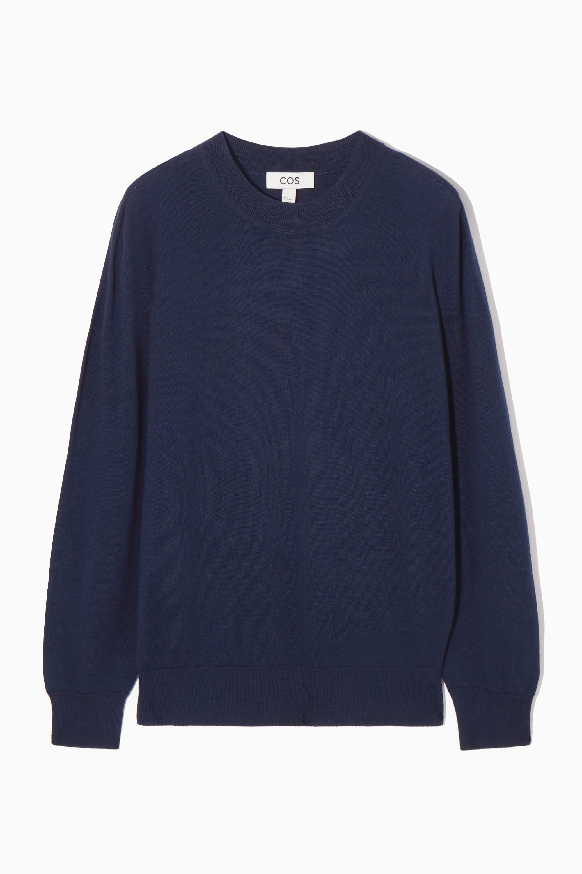 MERINO WOOL SWEATER NAVY Sサイズ MERINO WOOL SWEATER - NAVY | COS US