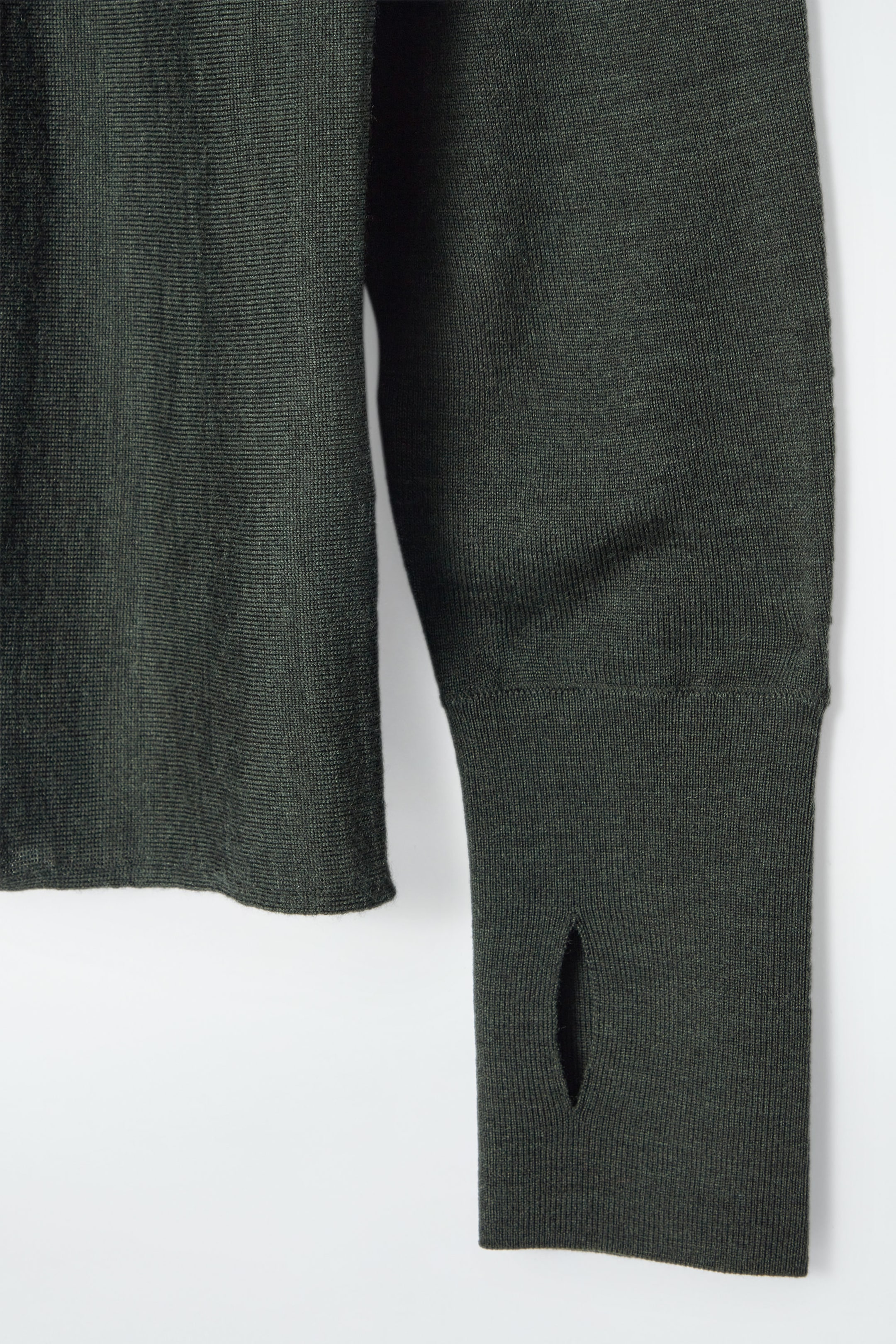 THE FUNNEL-NECK MERINO WOOL JUMPER