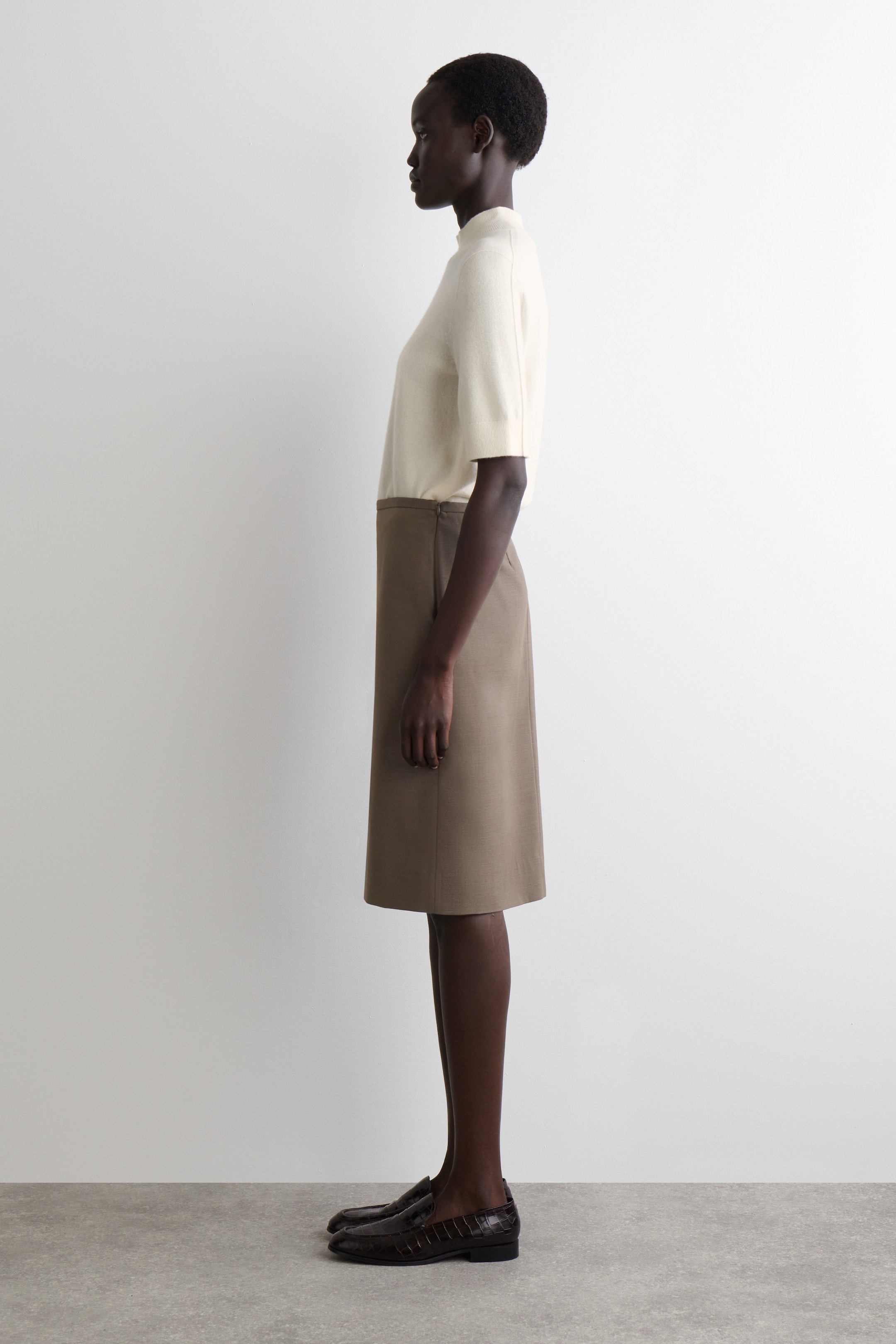 GONNA A TUBINO IN LANA MERINO