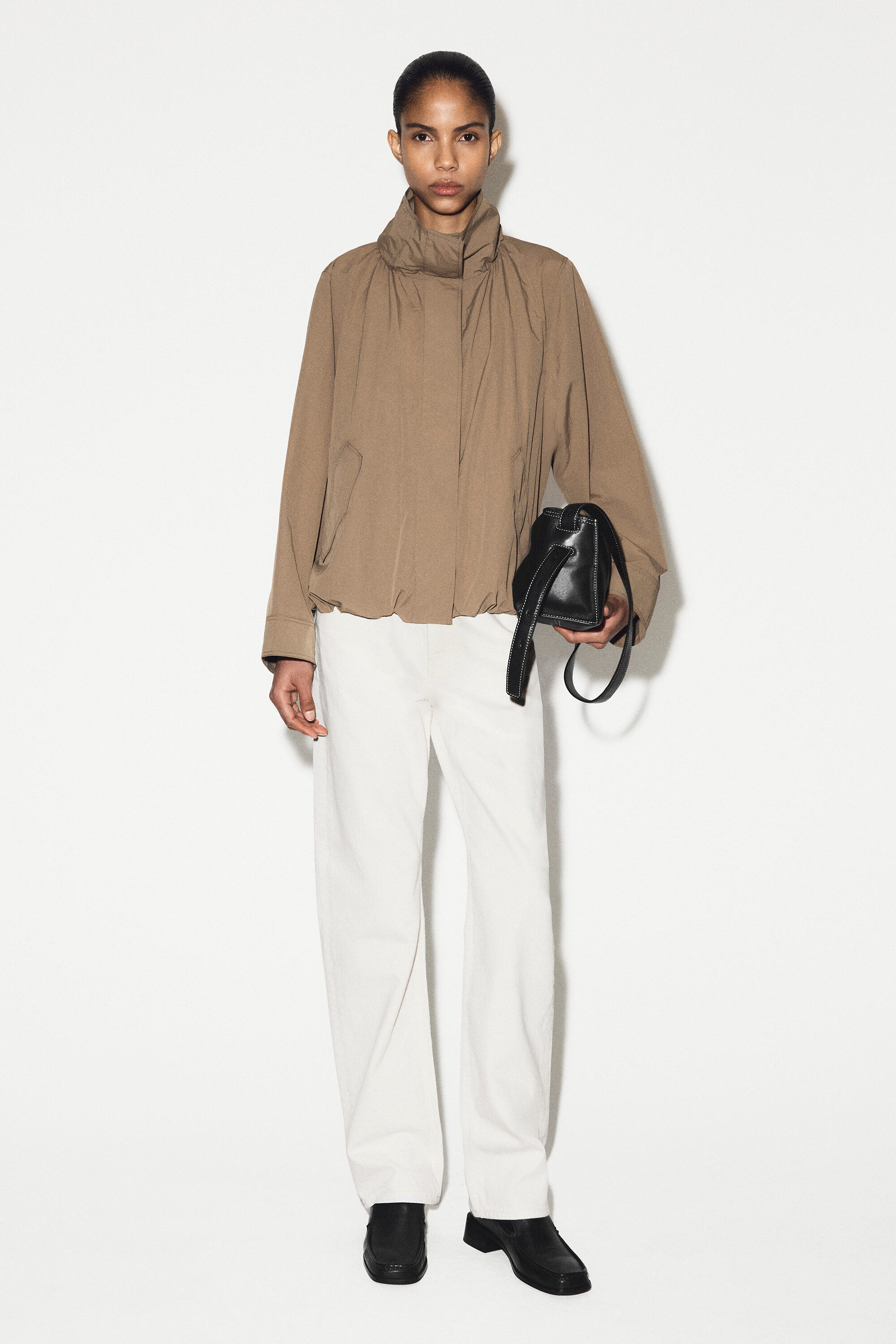 CHORD STRAIGHT-LEG JEANS - WHITE | COS US