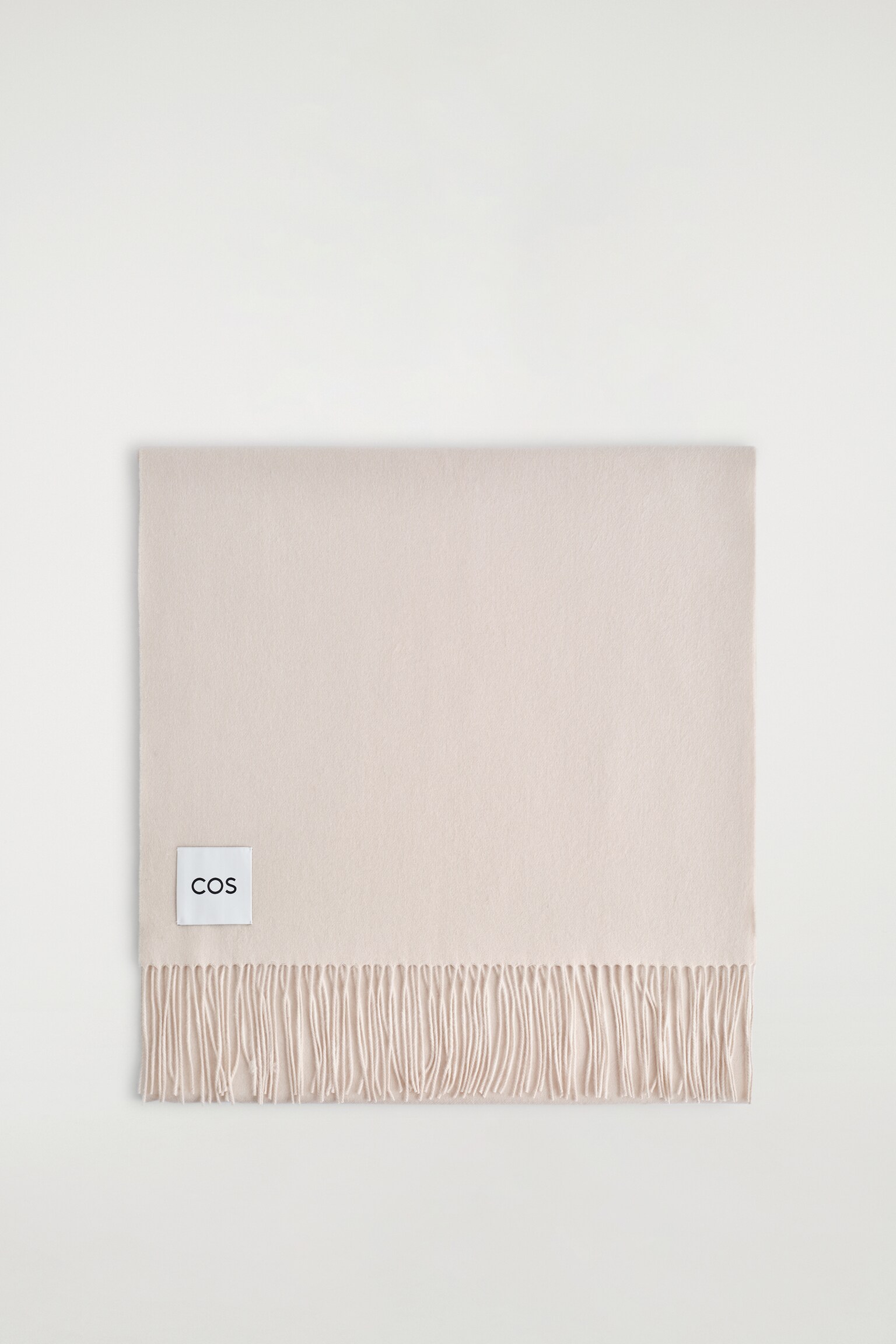 BUFANDA DE LANA CON FLECOS - CRUDO/CIRUELA/BEIGE/TEJA - 2