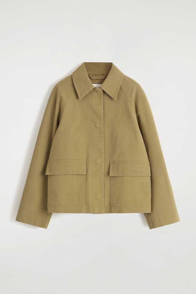 UTILITY-JACKE AUS BAUMWOLLE - BEIGE - 1