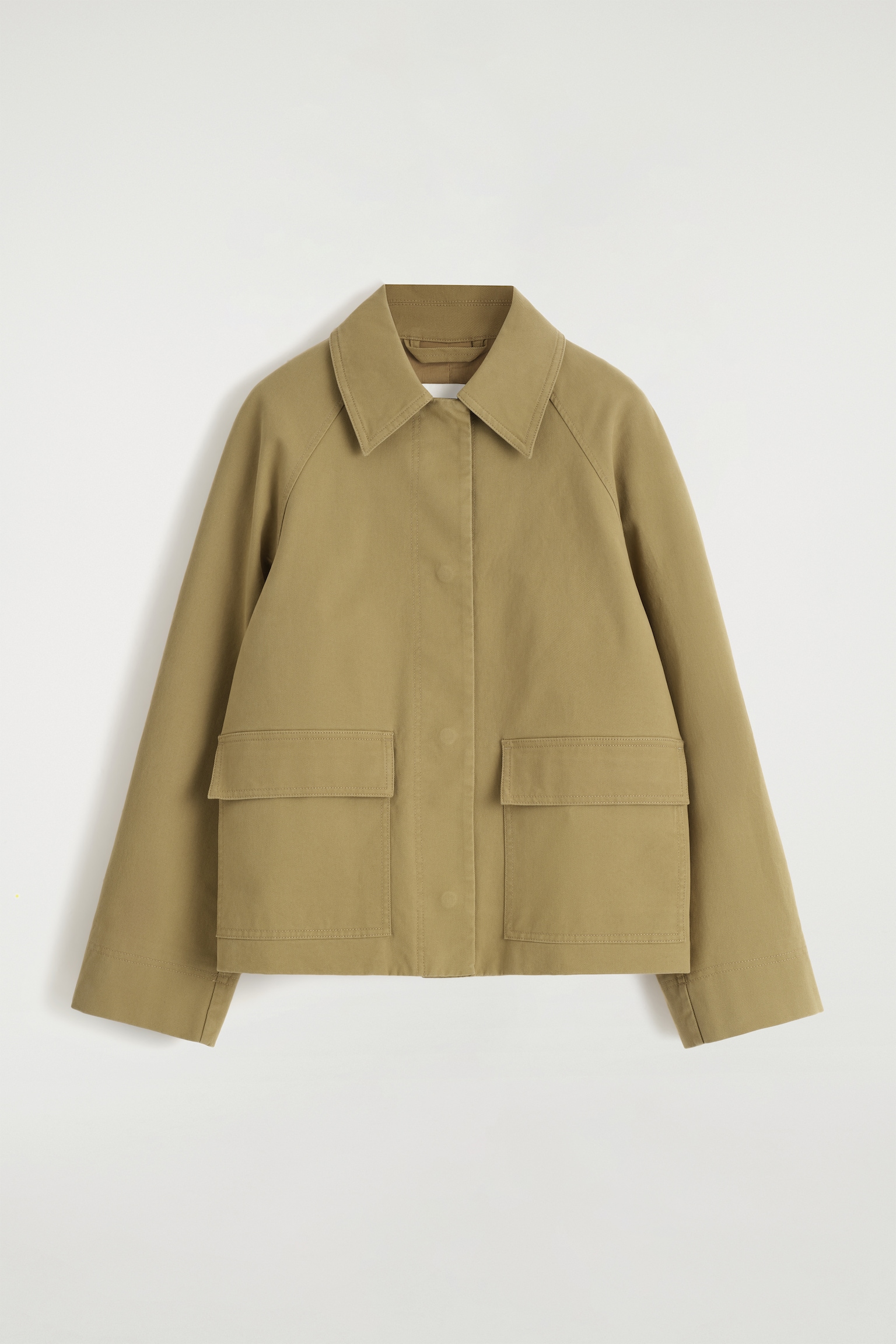 UTILITY-JACKE AUS BAUMWOLLE - BEIGE/NAVYBLAU - 2