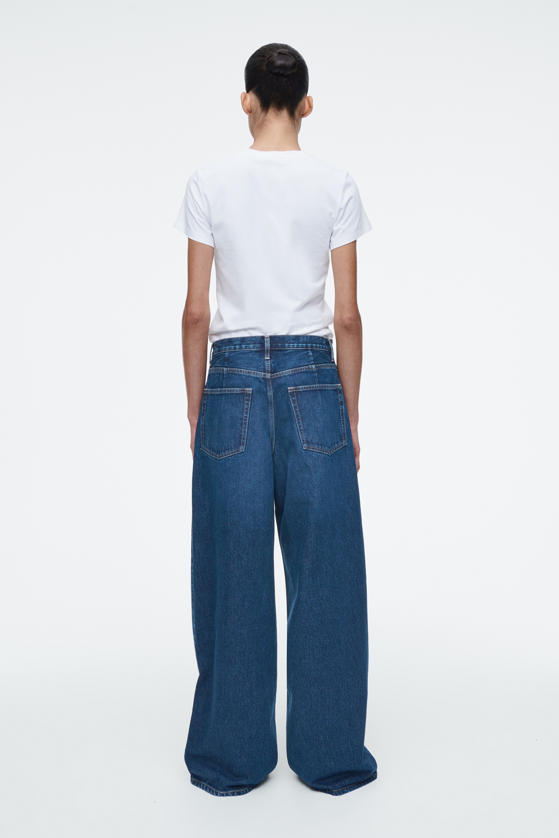 Agrandir l'image: JEAN LARGE POOL - BLEU FONCÉ - FEMME | H&M FR 4