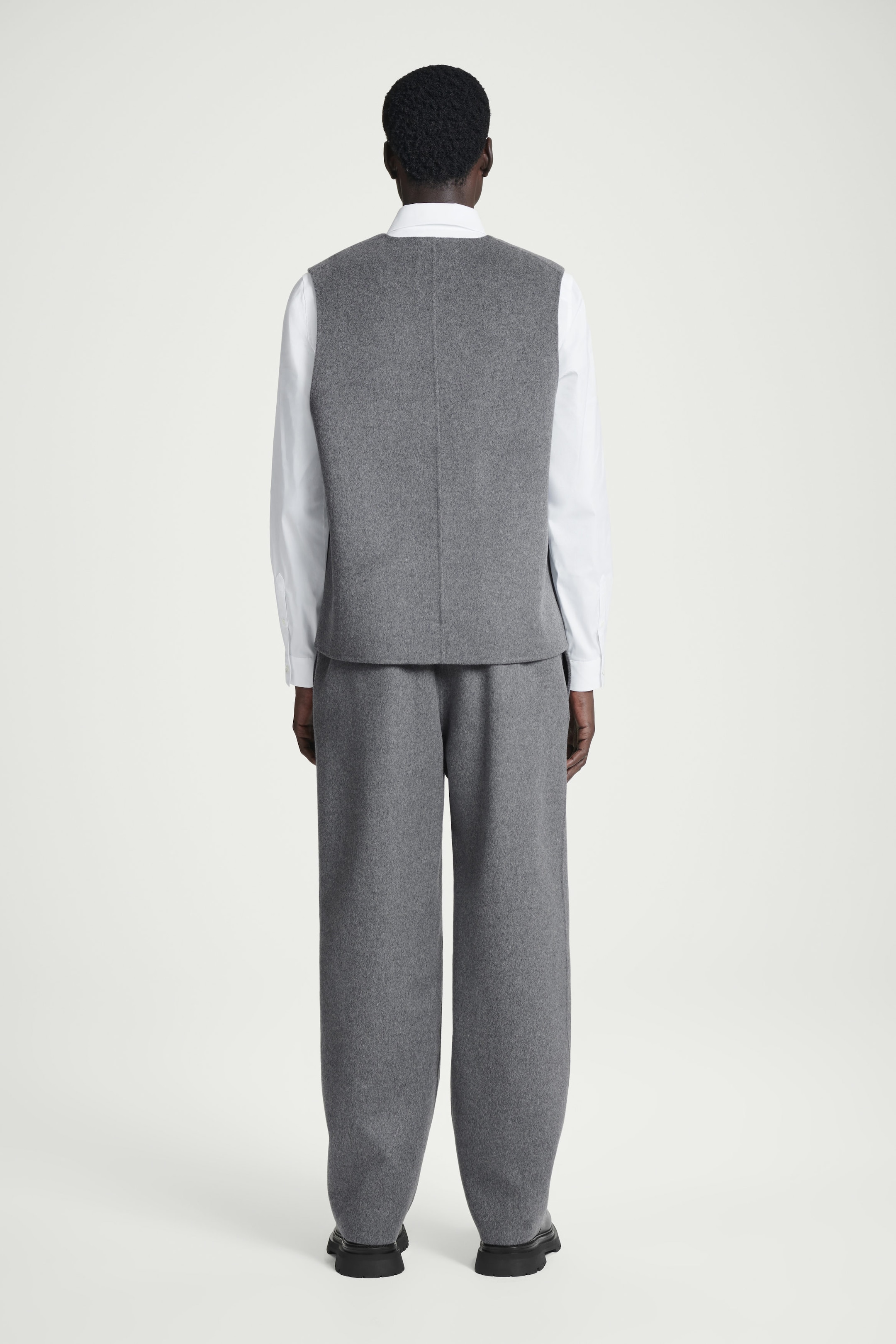 DOUBLE-FACED WOOL VEST