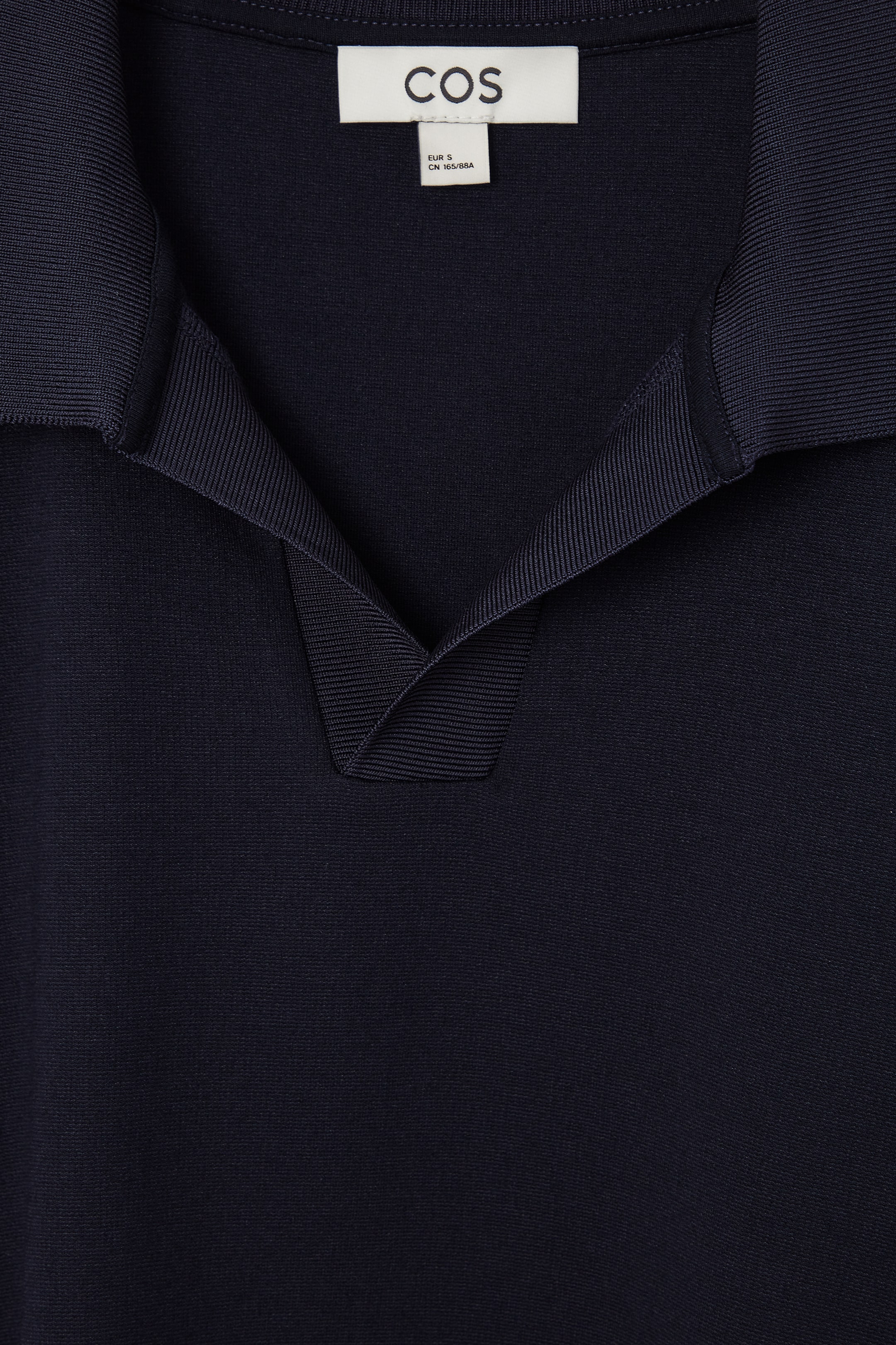 View larger image: MILANO-KNIT POLO SHIRT - DARK NAVY - Ladies | H&M GB 4