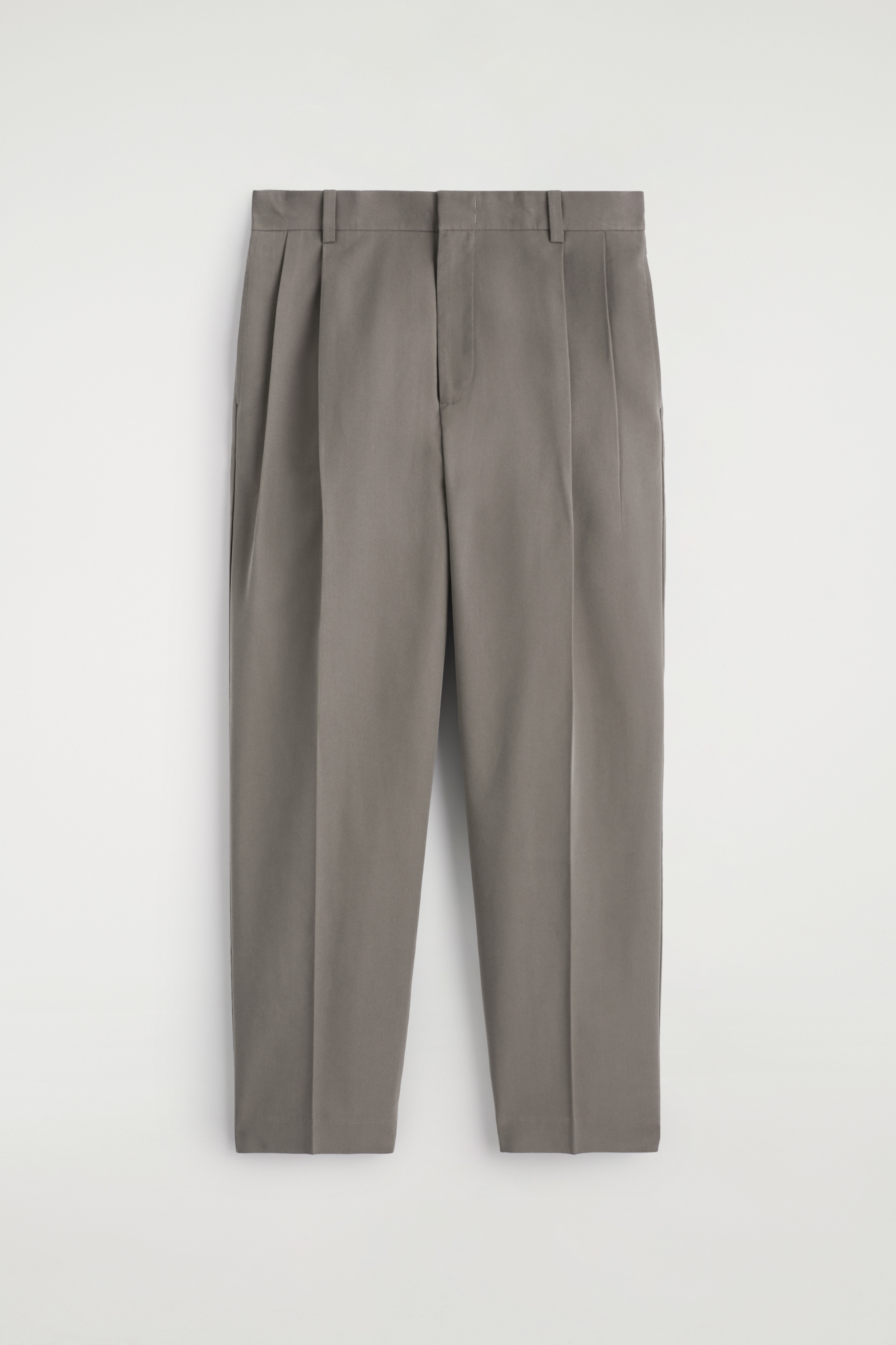 Grösseres Bild ansehen: HOSE AUS BAUMWOLL-TWILL MIT GERADEM BEIN - MAULWURFSBRAUN - HERREN | H&M CH 7