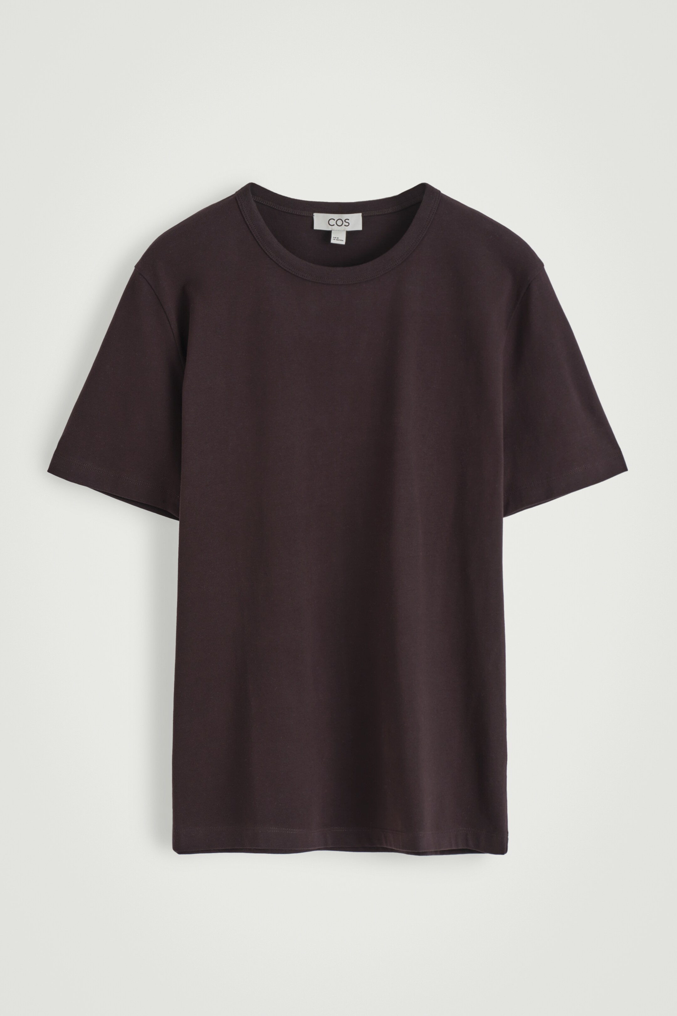 Ingrandisci l'immagine: BRUSHED-COTTON T-SHIRT - DARK BROWN - UOMO | H&M CH 5
