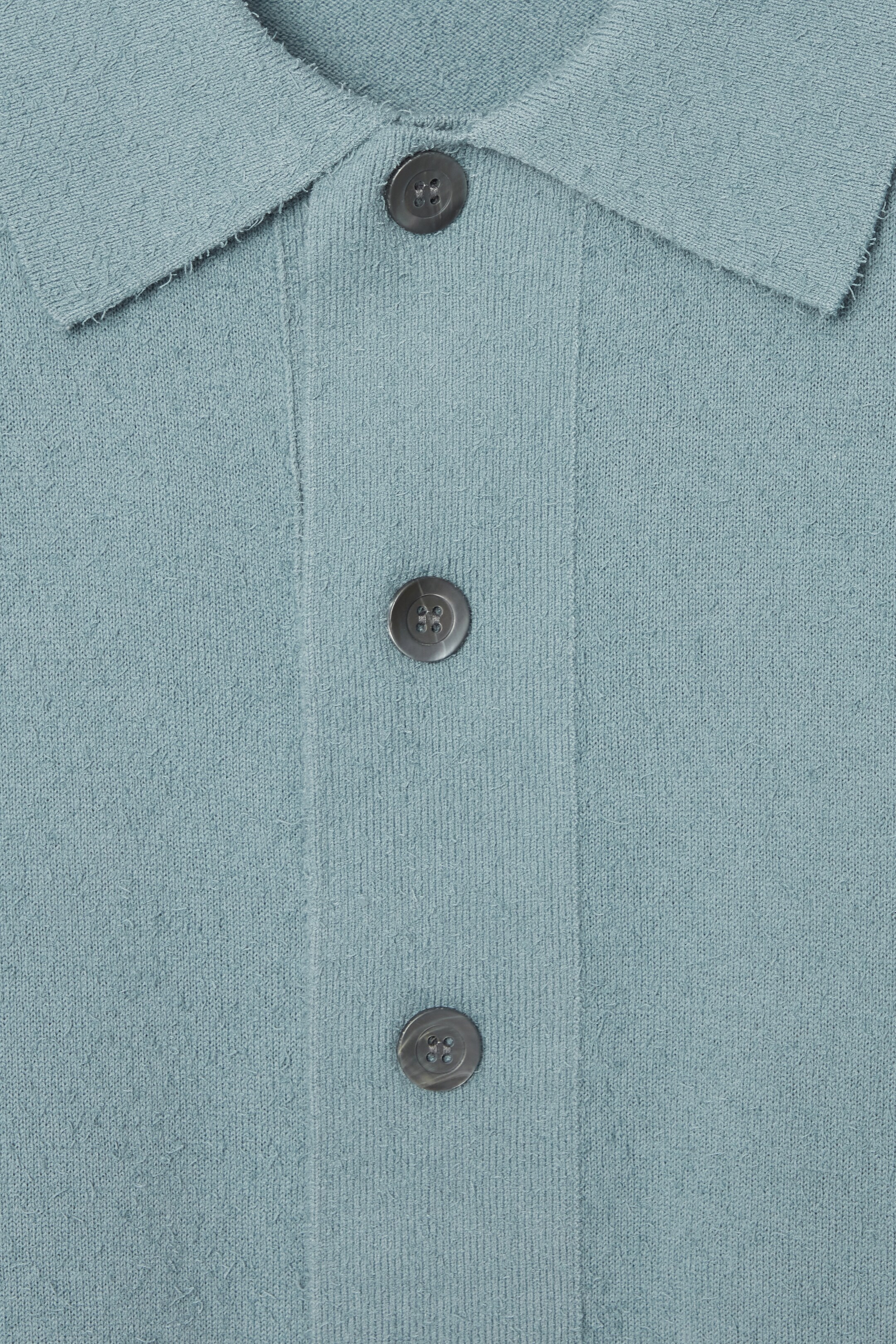 Ingrandisci l'immagine: RELAXED TEXTURED-KNIT COTTON OVERSHIRT - TURQUOISE - UOMO | H&M CH 3
