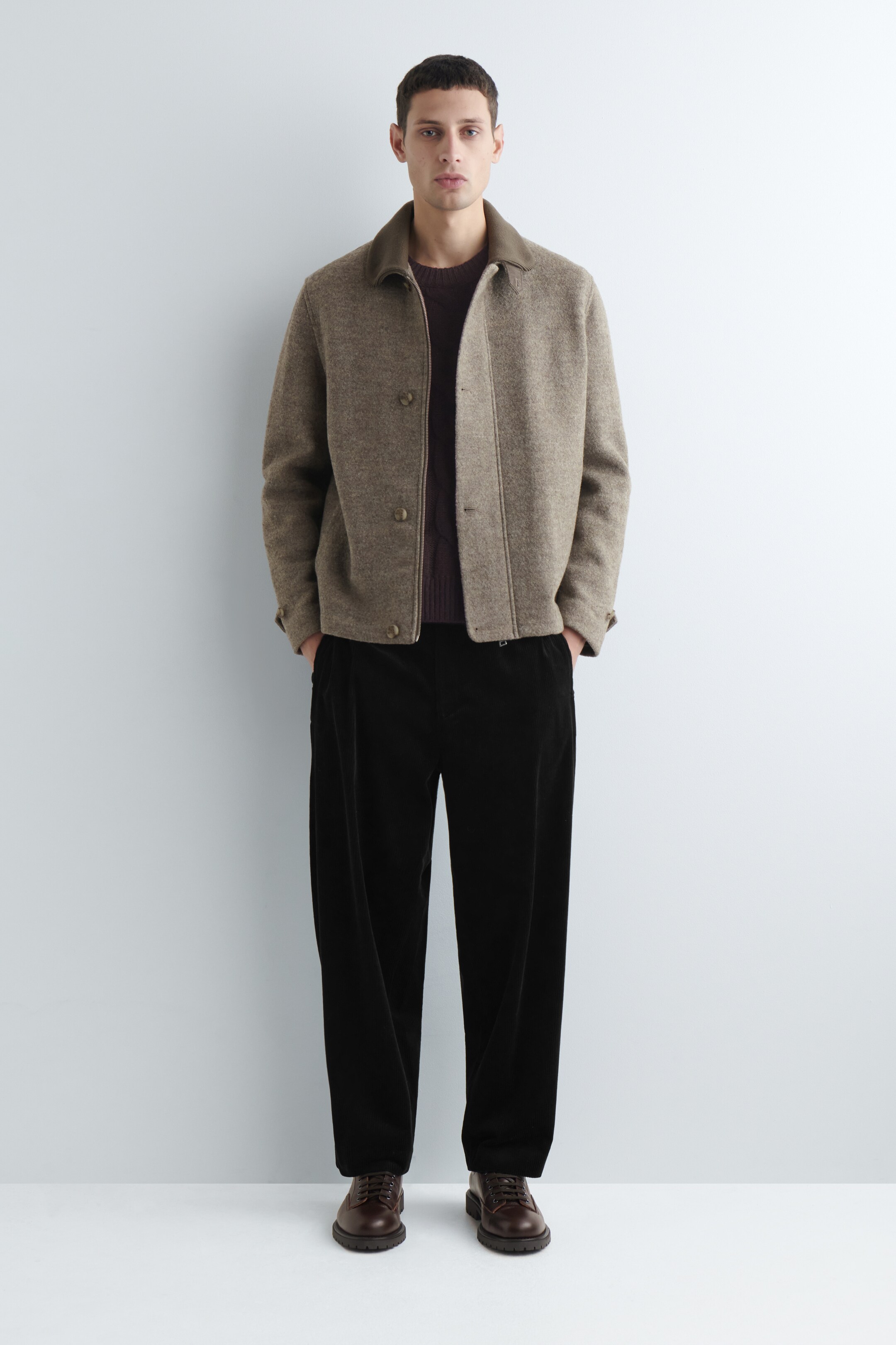 Nagyobb kép megtekintése: VASTAG BŐR DERBY CIPŐK - BARNA - FÉRFI | H&M HU 1