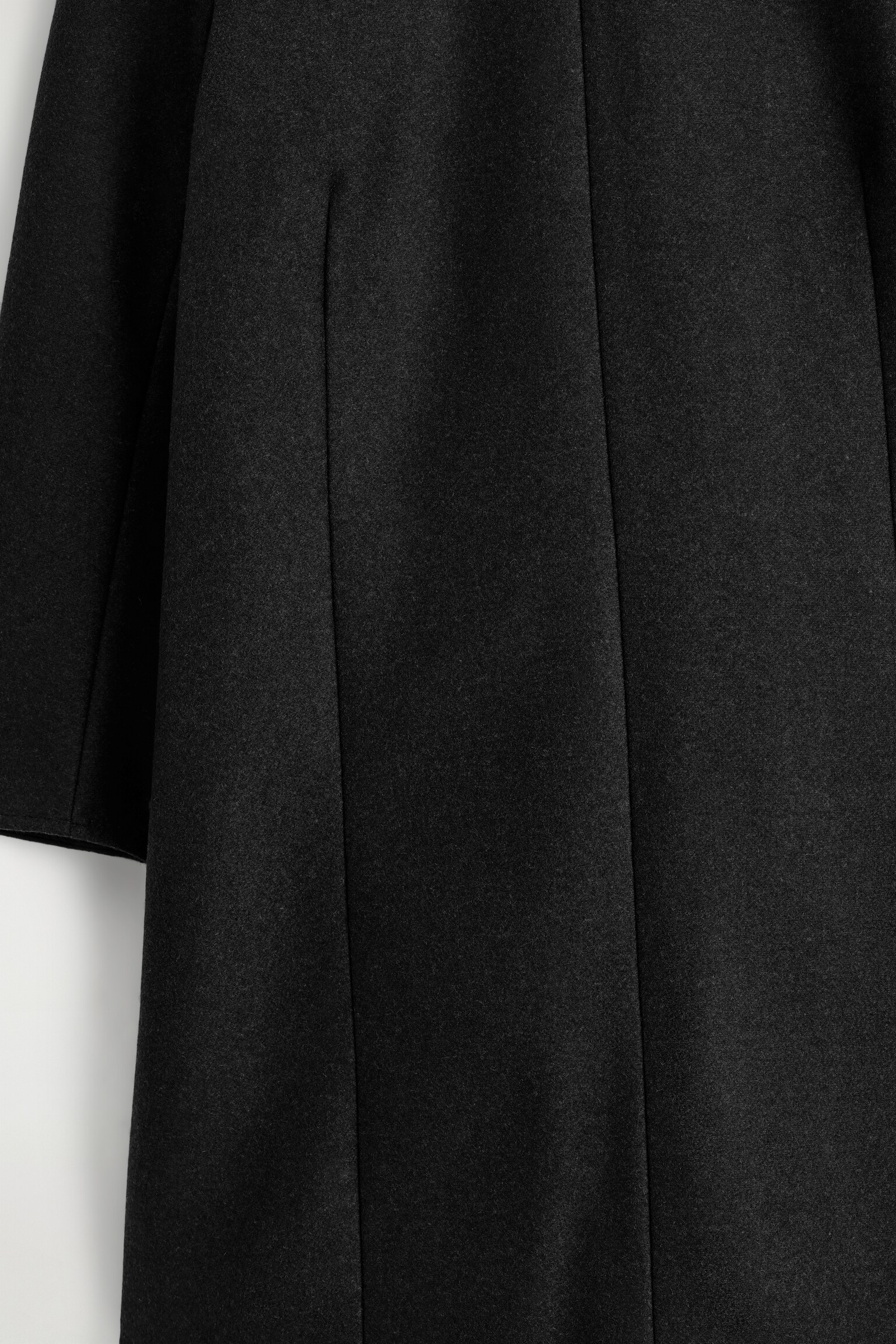 ROBE COURTE À MANCHES LONGUES EN LAINE - NOIR/BRUN - 6