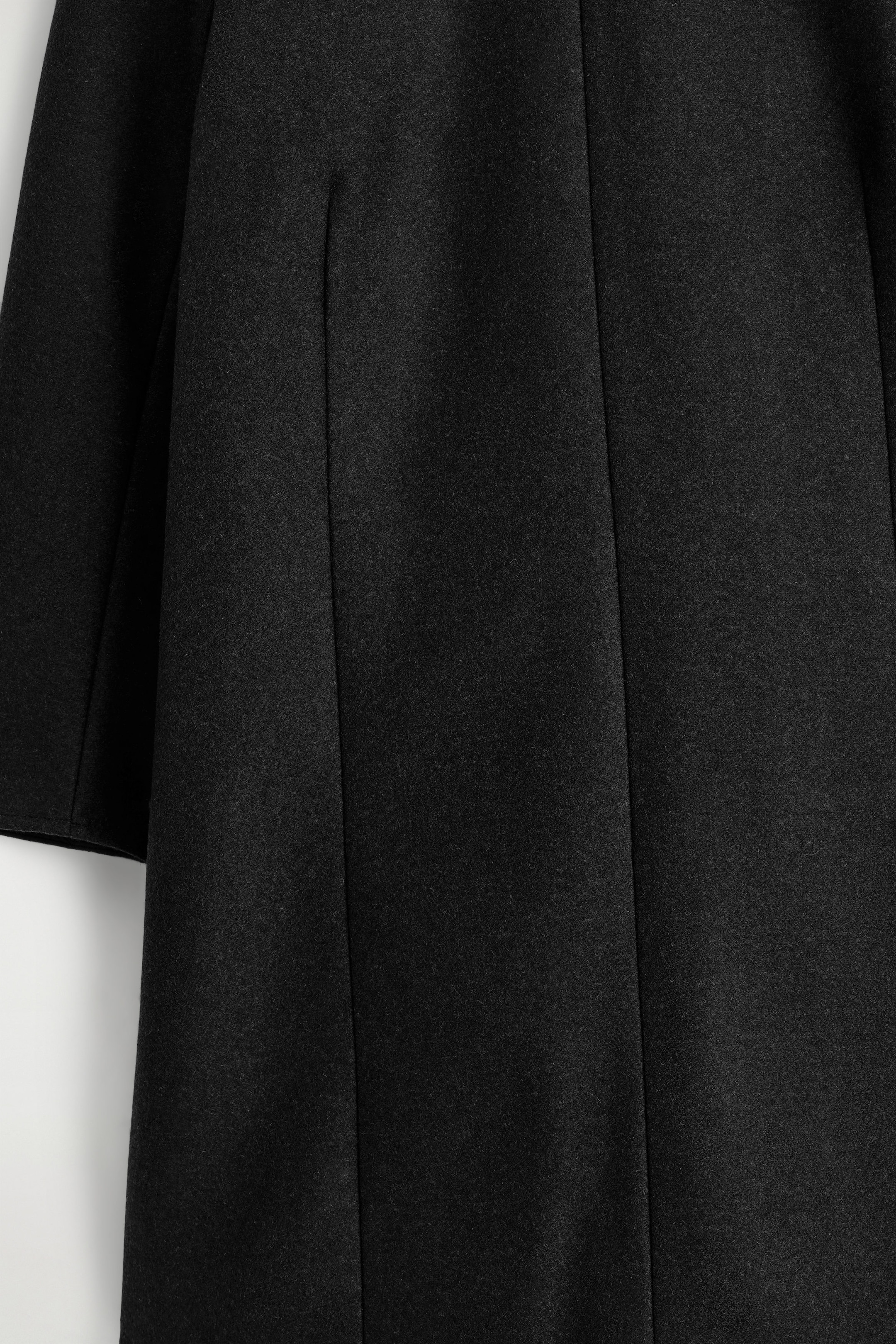 LONG-SLEEVED WOOL MINI DRESS