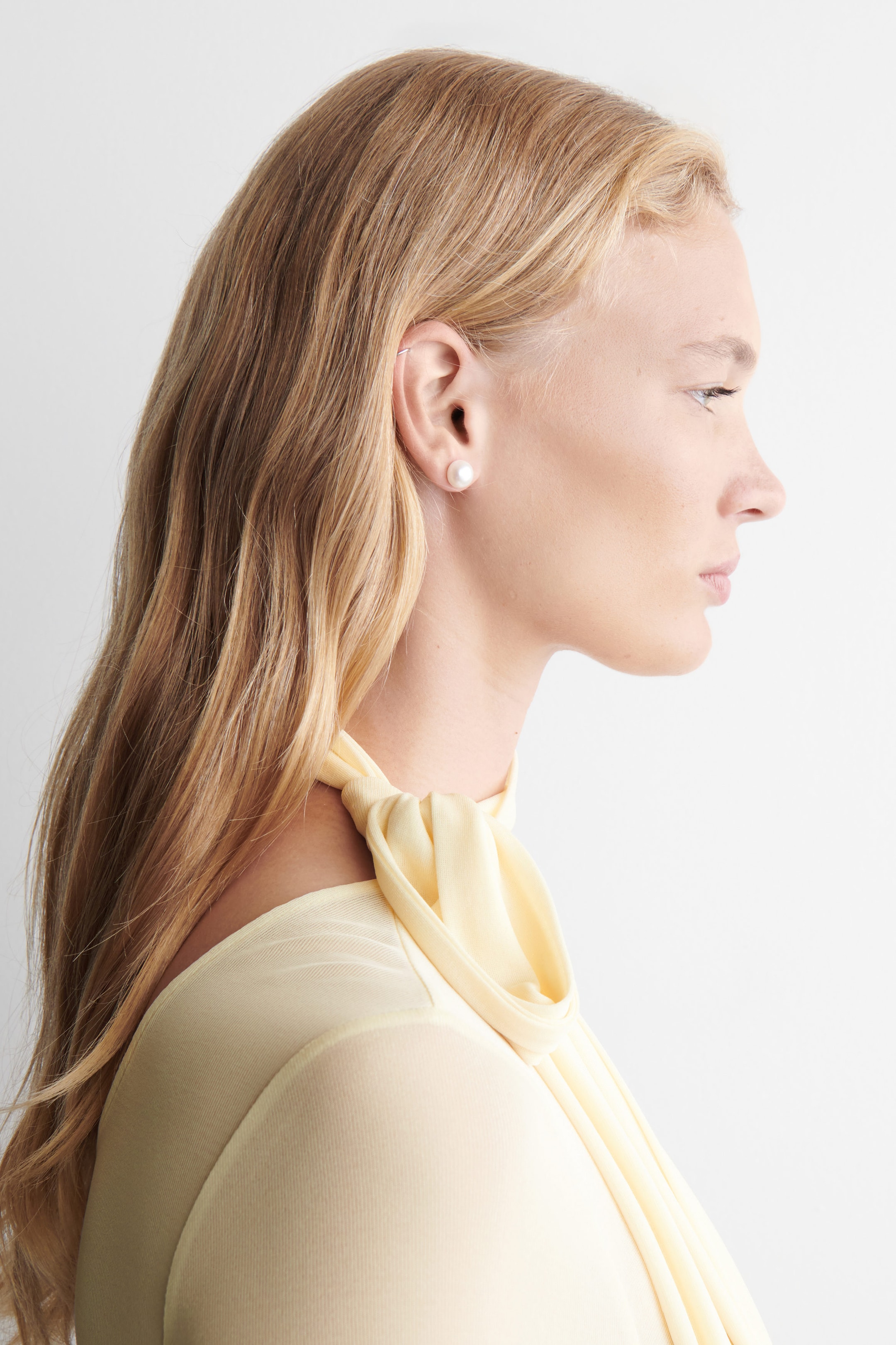 MISMATCHED CASCADING FRESHWATER PEARL EARRINGS