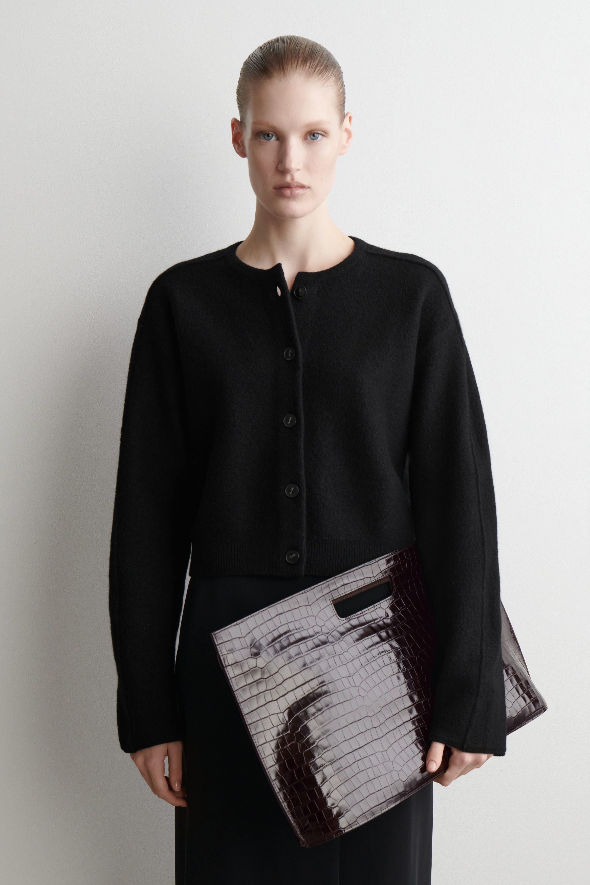 ovyClassic CottonCashmere Cardigan最終価格 Organic-Cotton Boyfriend Cardigan | Garnet Hill