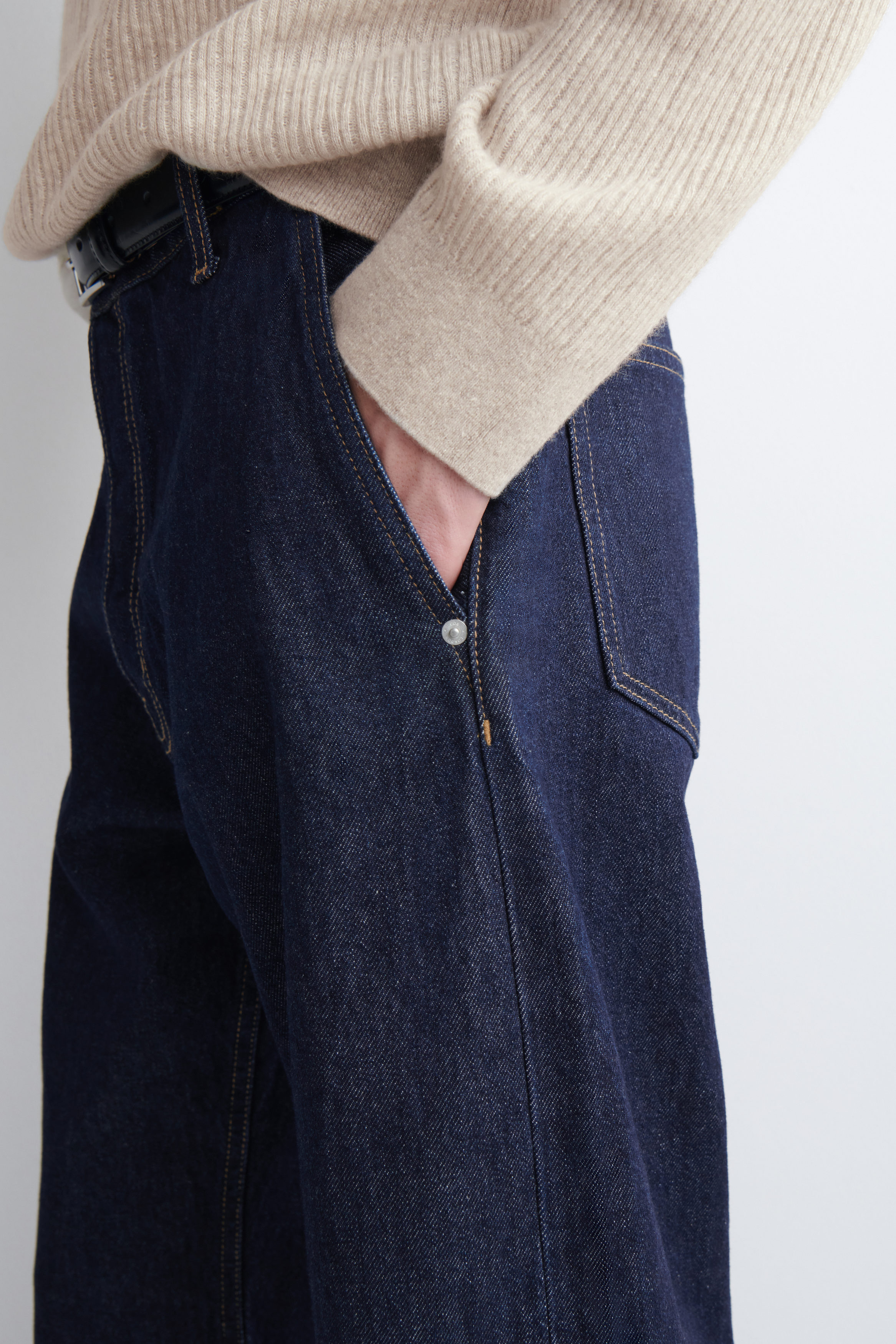 RELAXED-FIT BOOTCUT JEANS - INDIGO | COS US