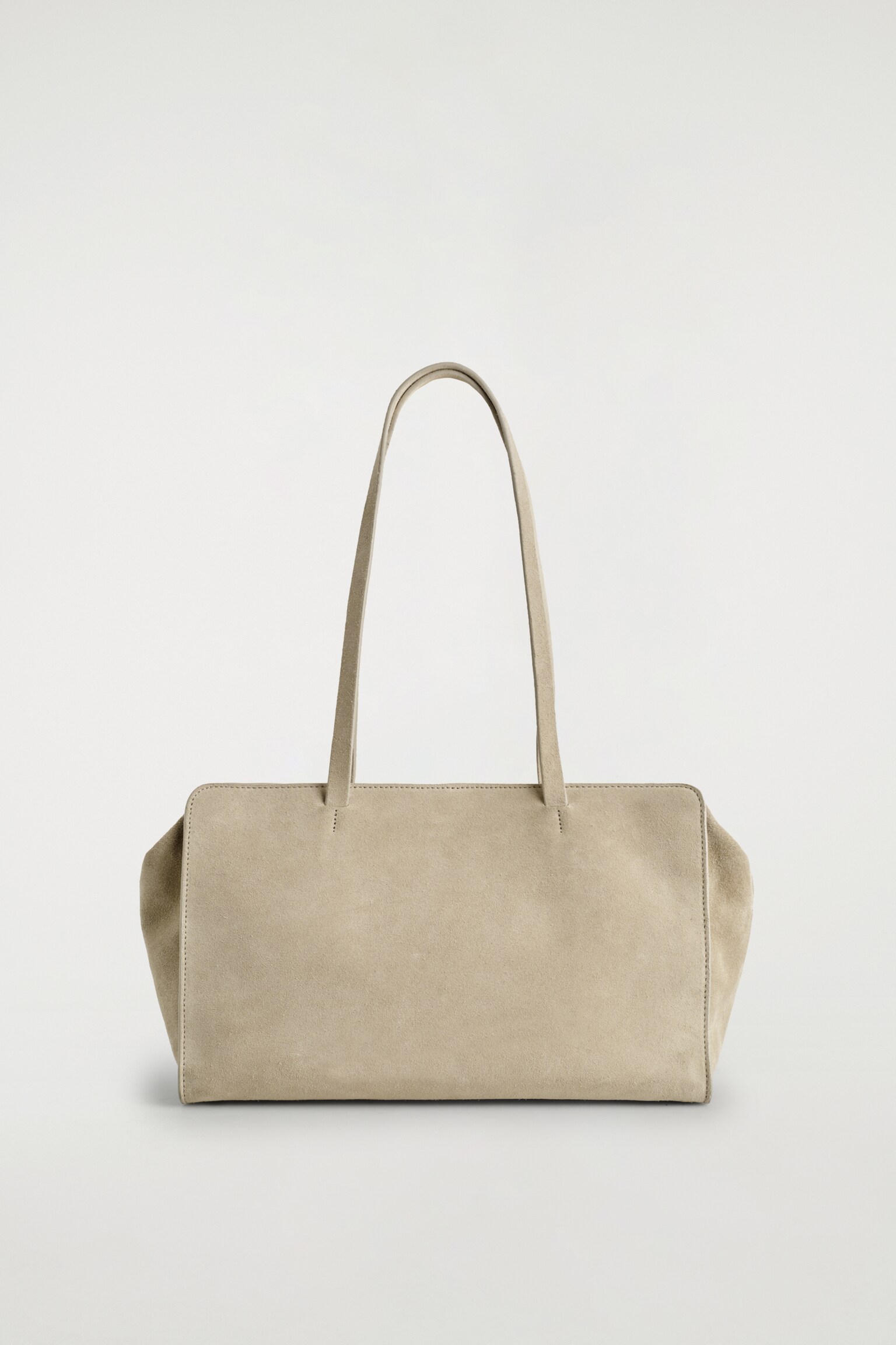MARAIS - BOLSO BOWLING DE ANTE - CAPPUCCINO/NEGRO - 2