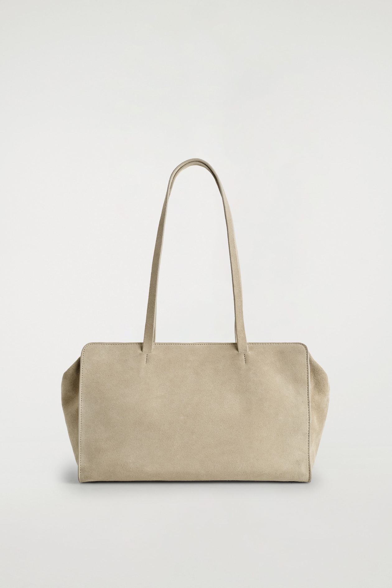 MARAIS BOWLING BAG - SUEDE — CAPPUCCINO