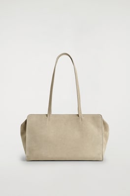 MARAIS BOWLING BAG - SUEDE — CAPPUCCINO 2