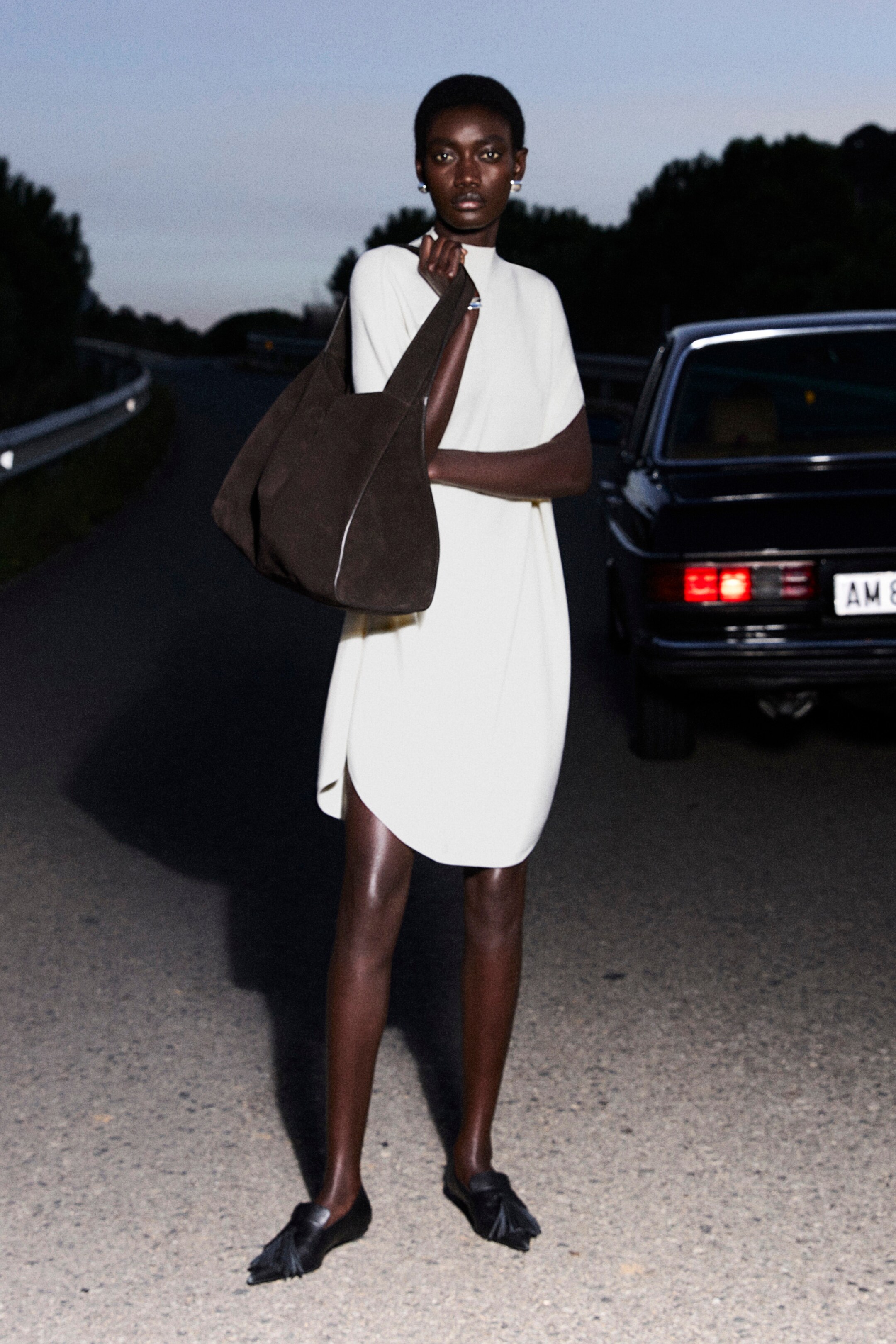 Ver imagen más grande: VESTIDO ENVOLVENTE DE LANA - BLANCO ROTO - MUJER | H&M ES 7