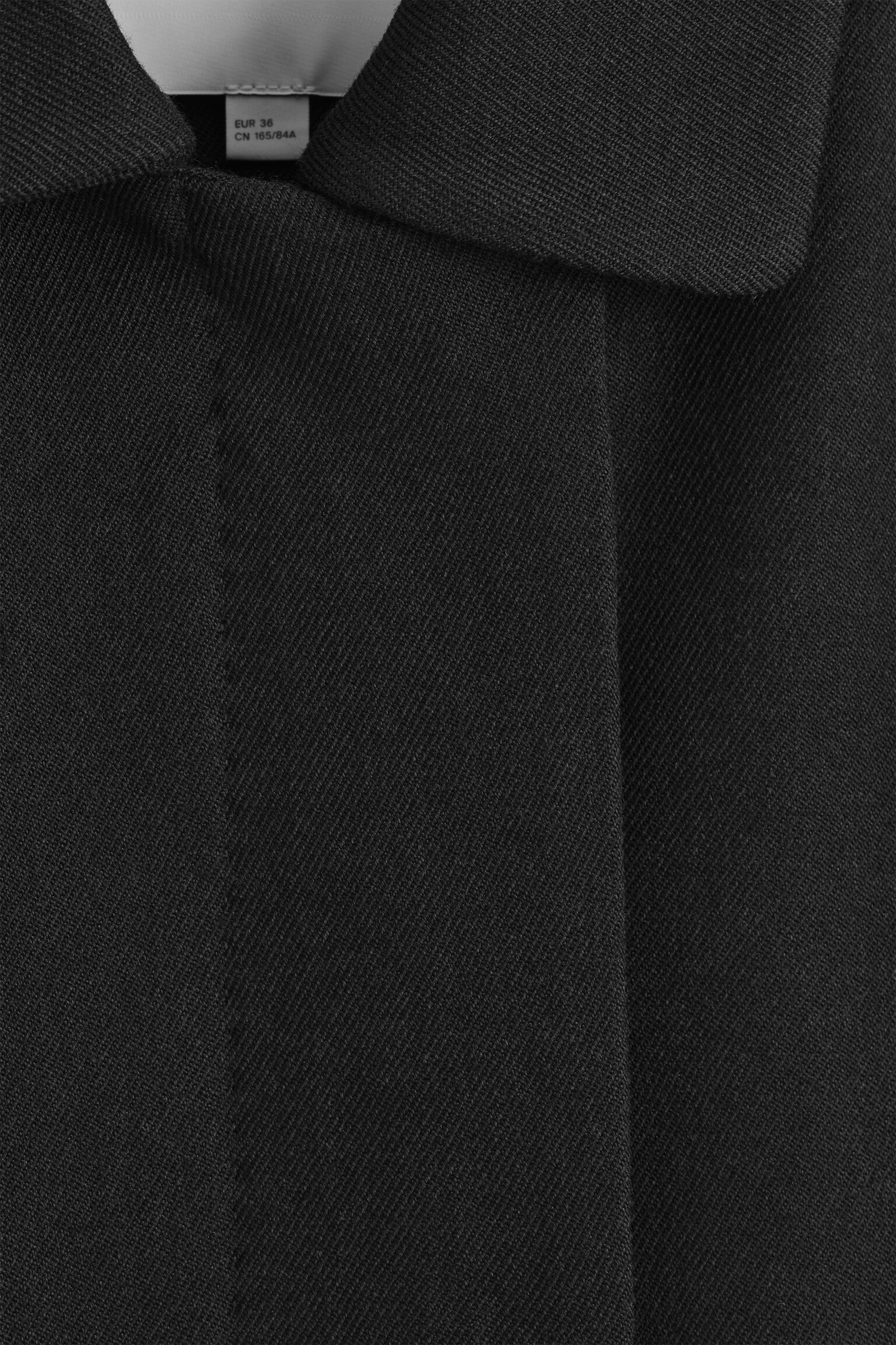 CHAQUETA FORMAL EN MEZCLA DE LANA - NEGRO/MARRÓN OSCURO - 7