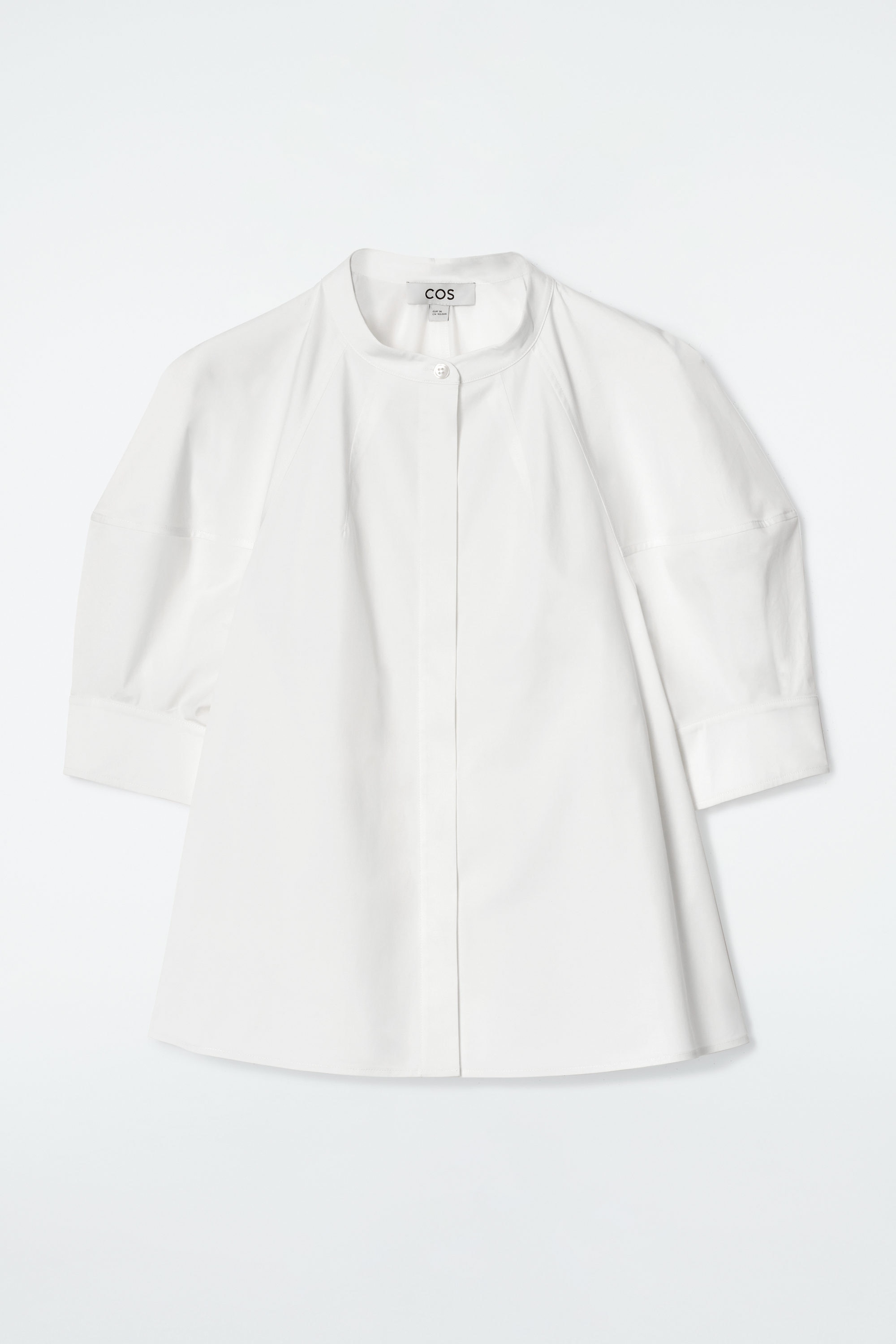 PUFF-SLEEVE BLOUSE - WHITE | COS