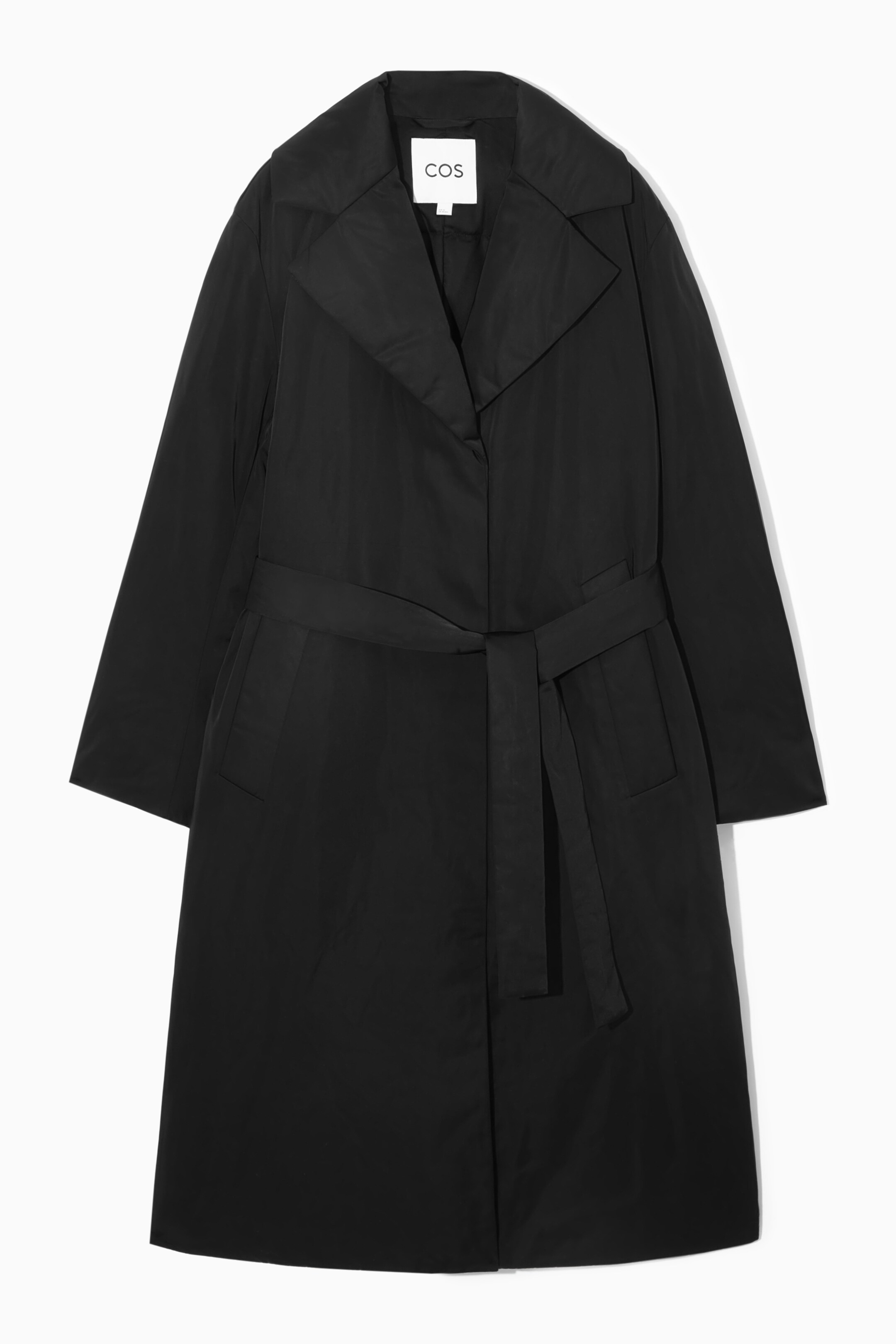 Visa större bild: VADDERAD DUNKAPPA MED SKÄRP - SVART - DAM | H&M FI 1