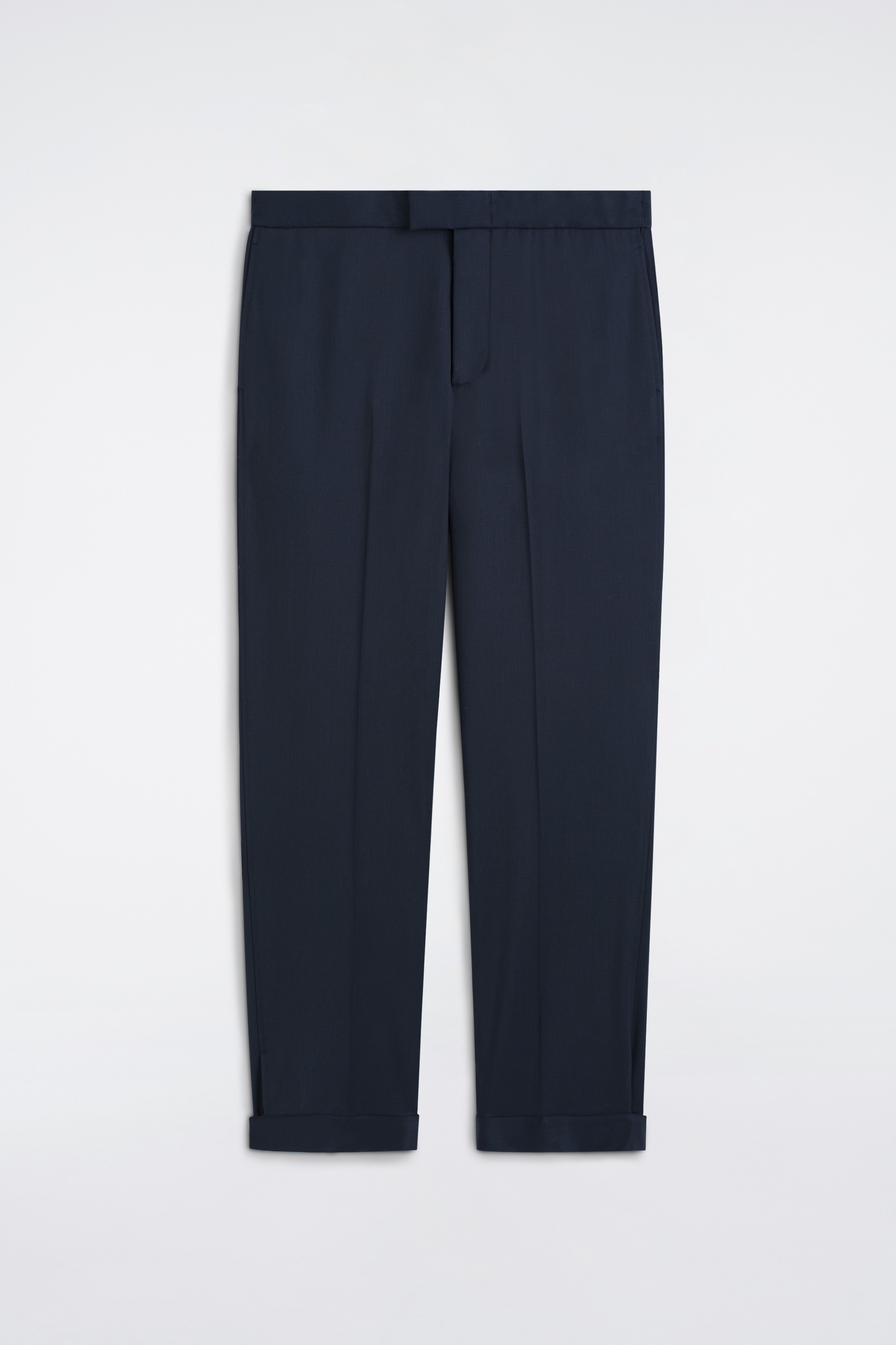 HOSE MIT NORMALER PASSFORM UND GERADEM BEIN - NAVYBLAU