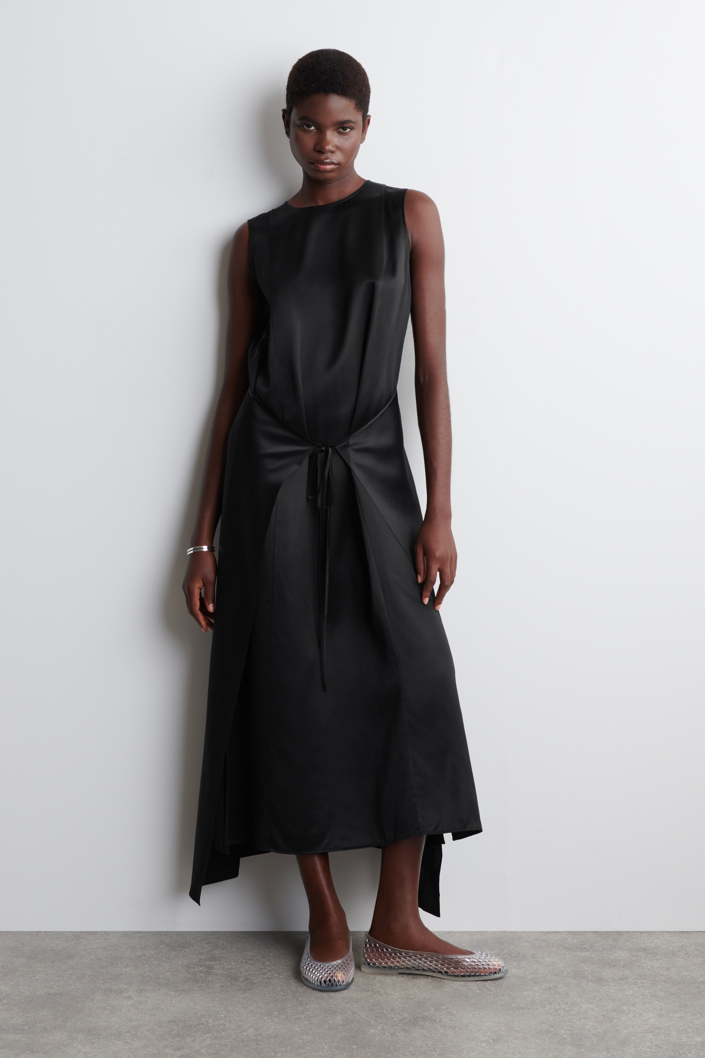 KIVÁGOTT ZSELÉS BALERINA CIPŐ - ÁTLÁTSZÓ